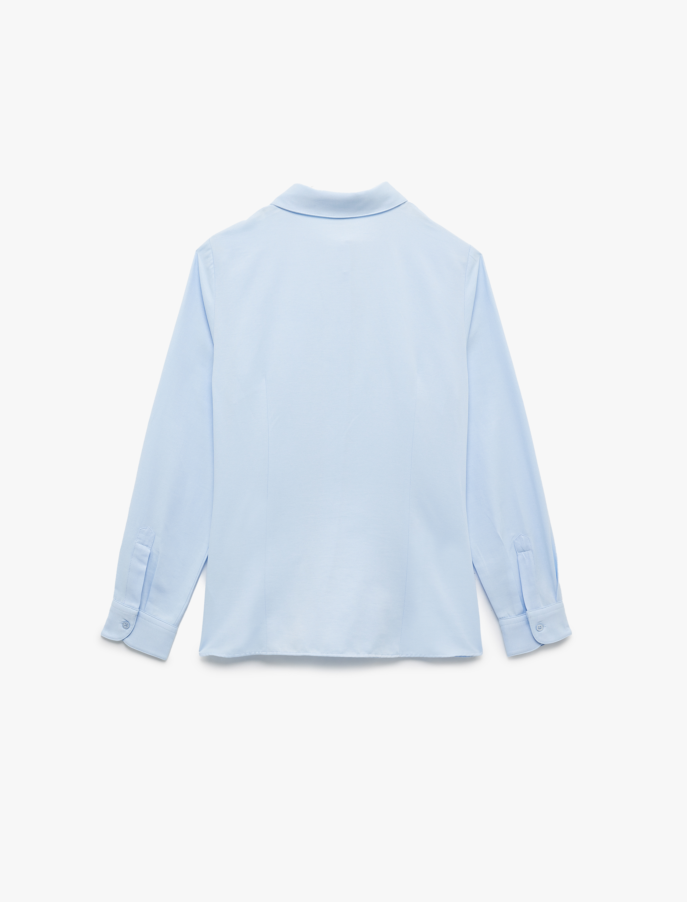   Regular Fit Klasik Yaka Uzun Kollu Poplin Gömlek