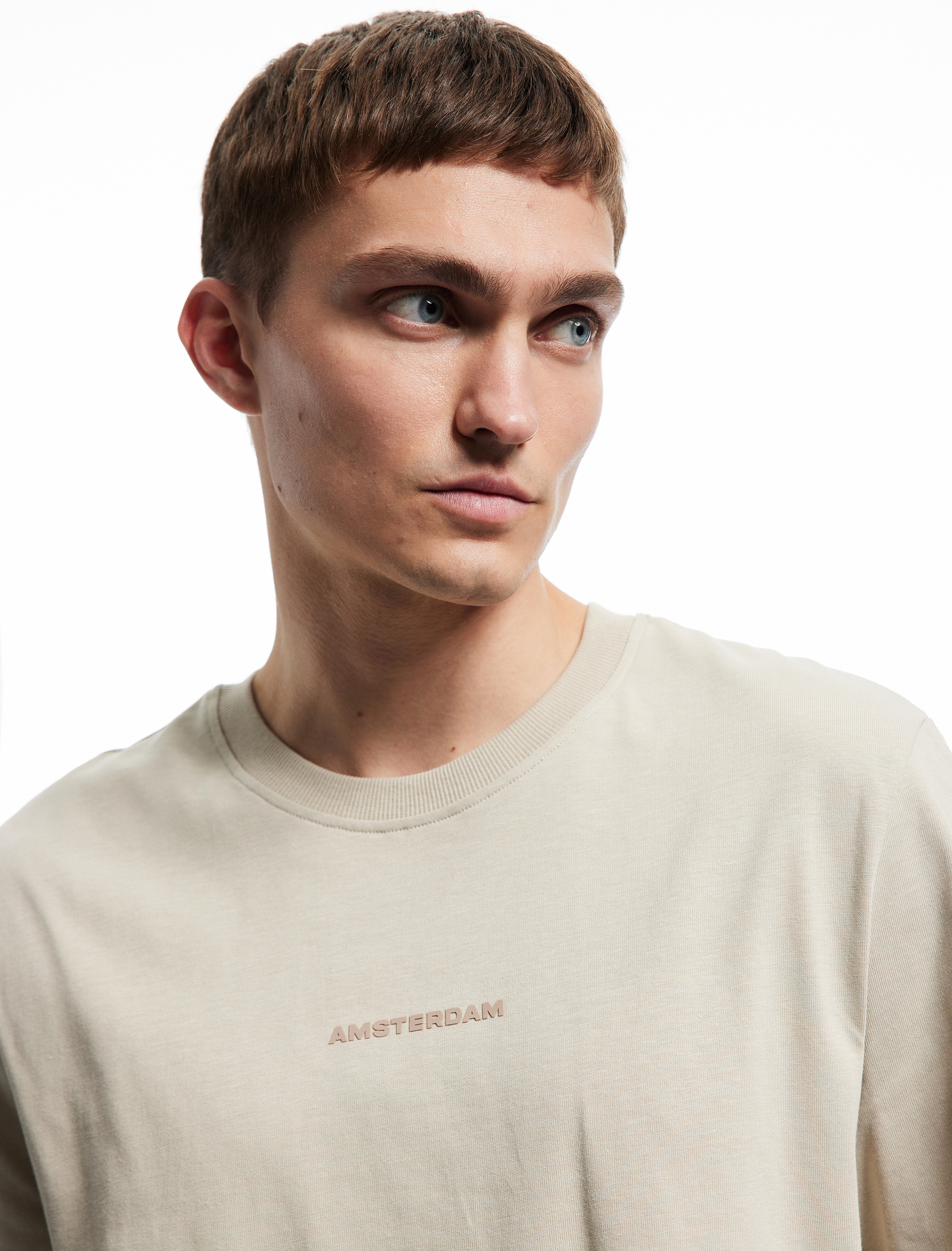   Pamuklu Bisiklet Yaka Regular Fit Kısa Kollu Baskılı Tişört