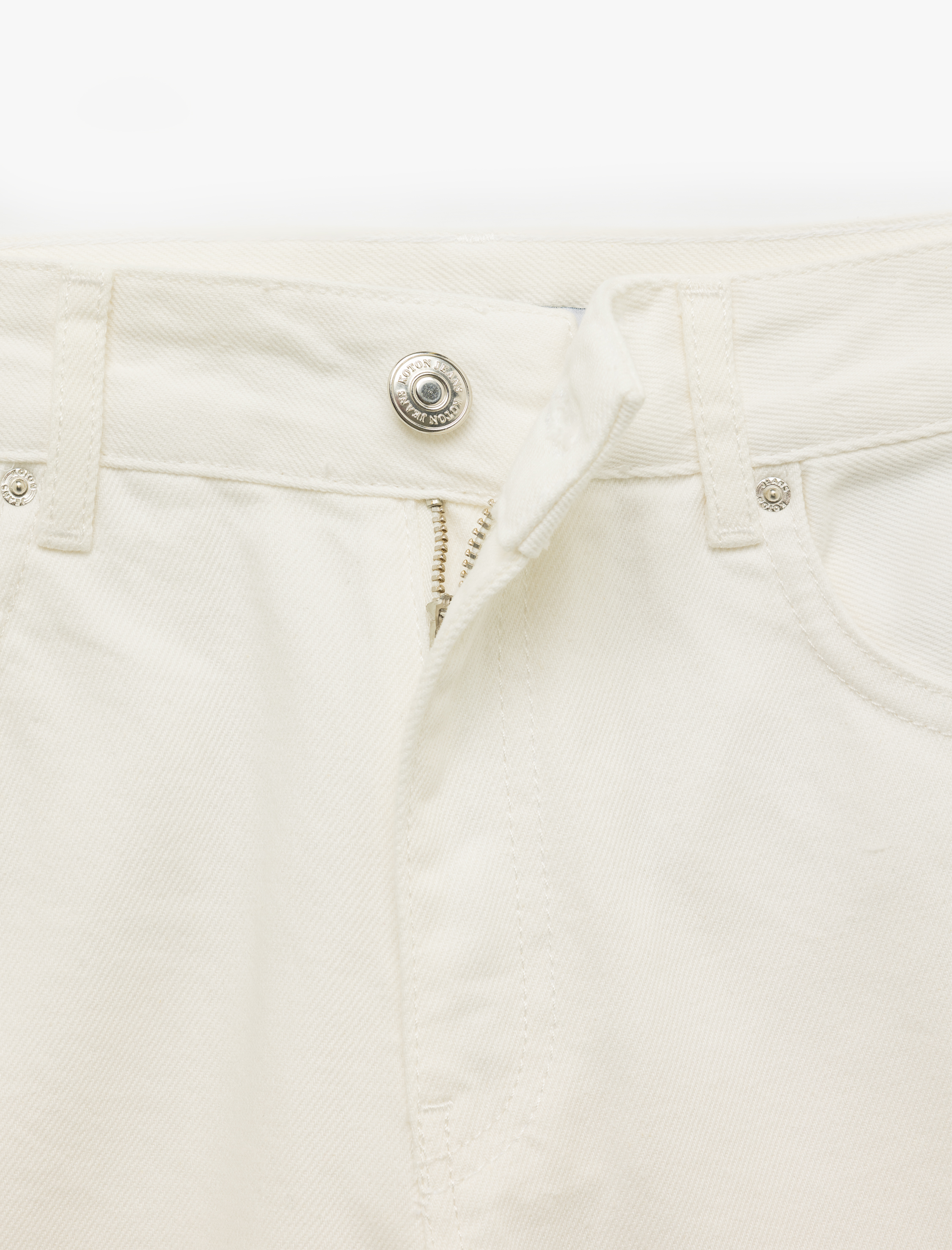 Bol Kalıp Geniş Paça Cepli Denim Pantolon - Loose Straight Fit Jean