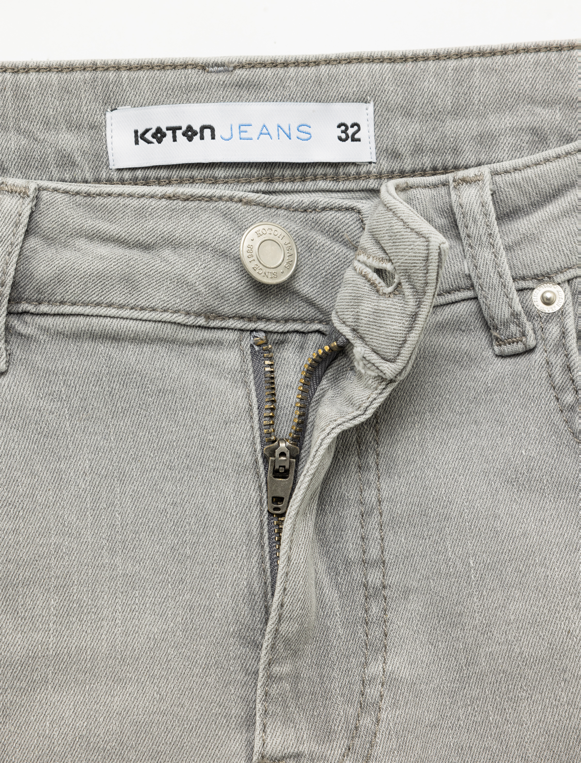   Normal Bel Pamuklu Slim Fit Jean Şort