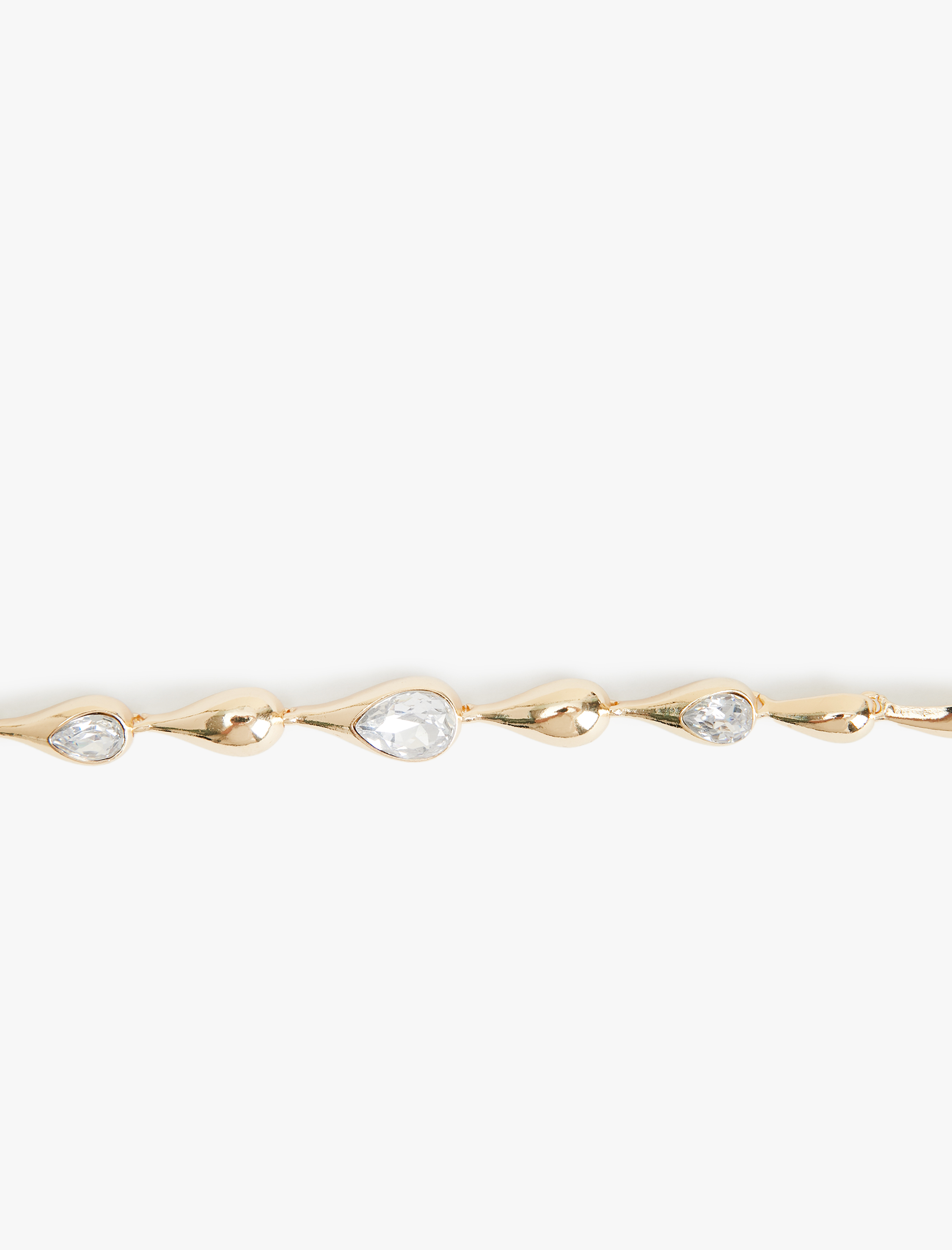  Kadın Taş Detaylı Zincir Bileklik