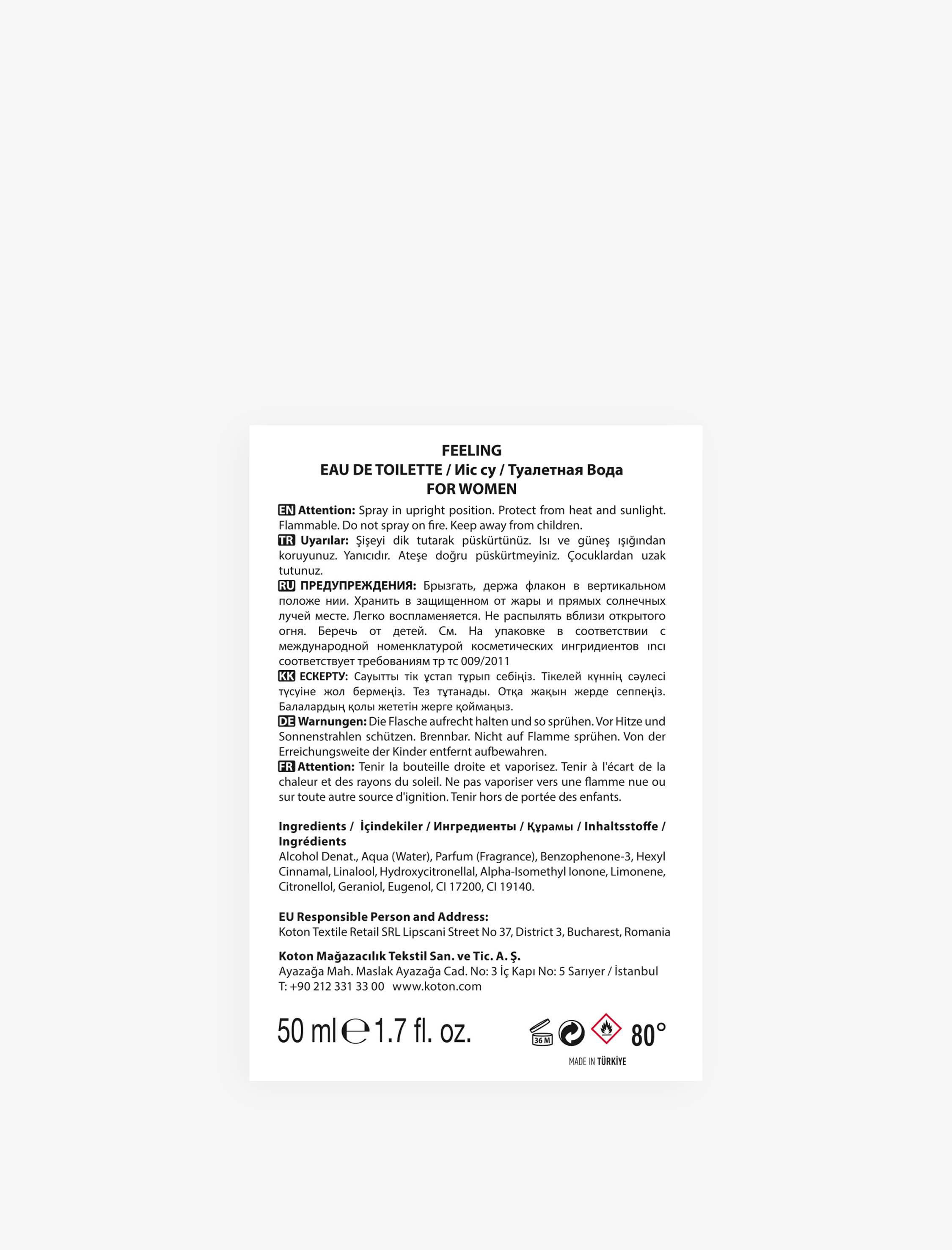  Kadın Parfüm Feeling 50 ML