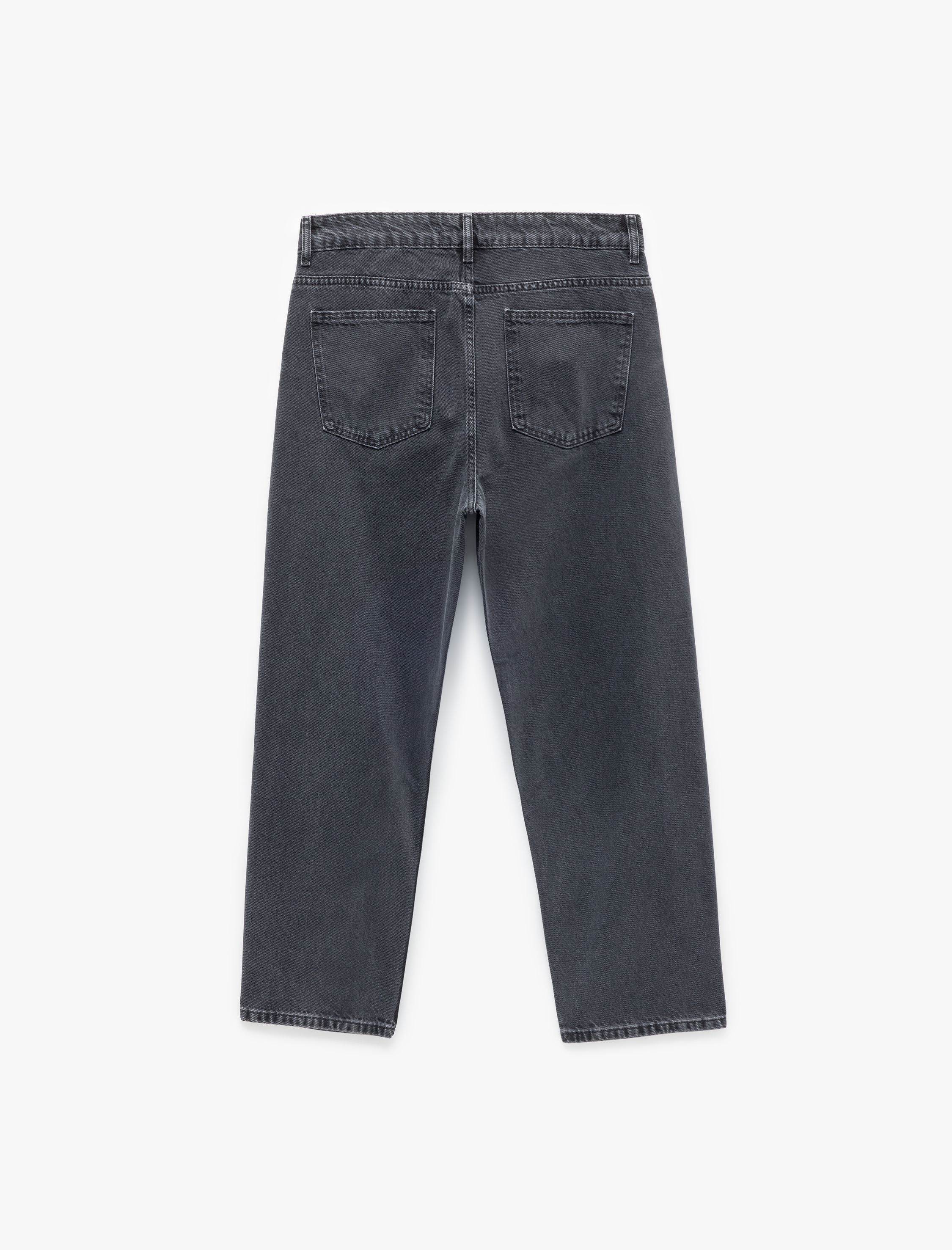   Pamuklu Cep Detaylı Bol Baggy Jean Pantolon