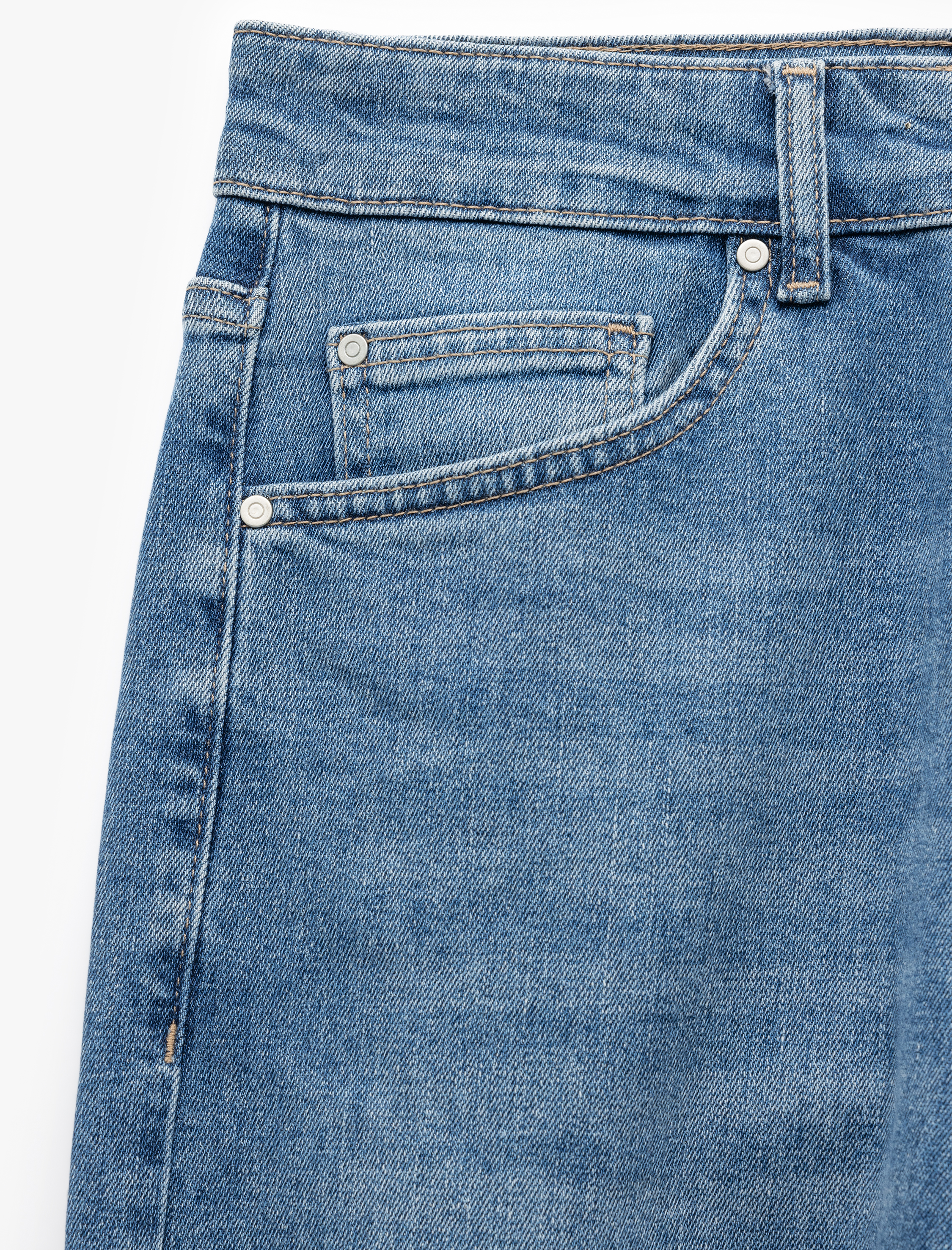   Normal Bel Cep Detaylı Slim Fit Jean Pantolon - Brad Jean