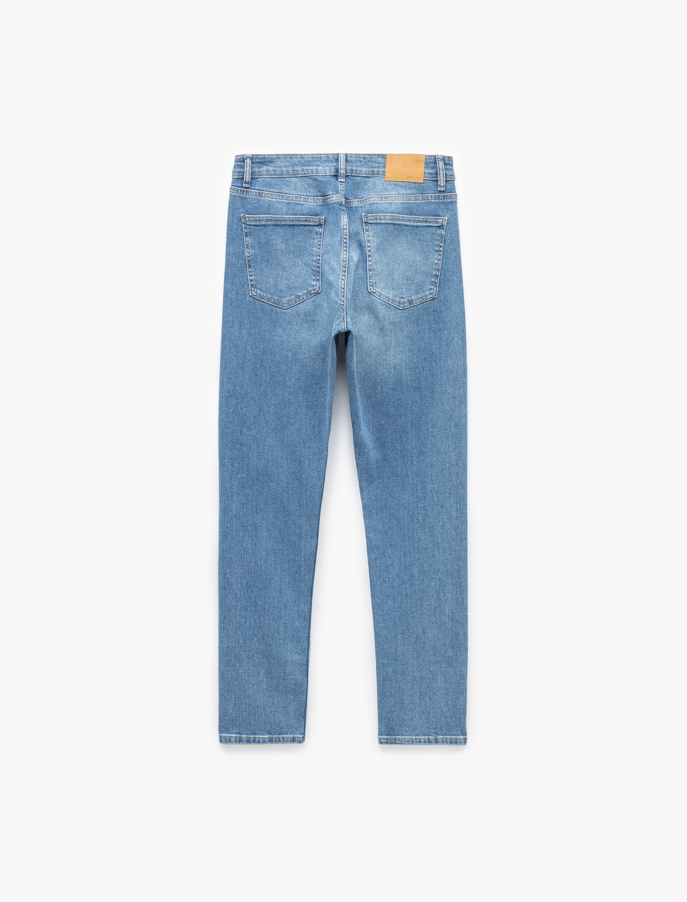  Normal Bel Cep Detaylı Slim Fit Jean Pantolon - Brad Jean