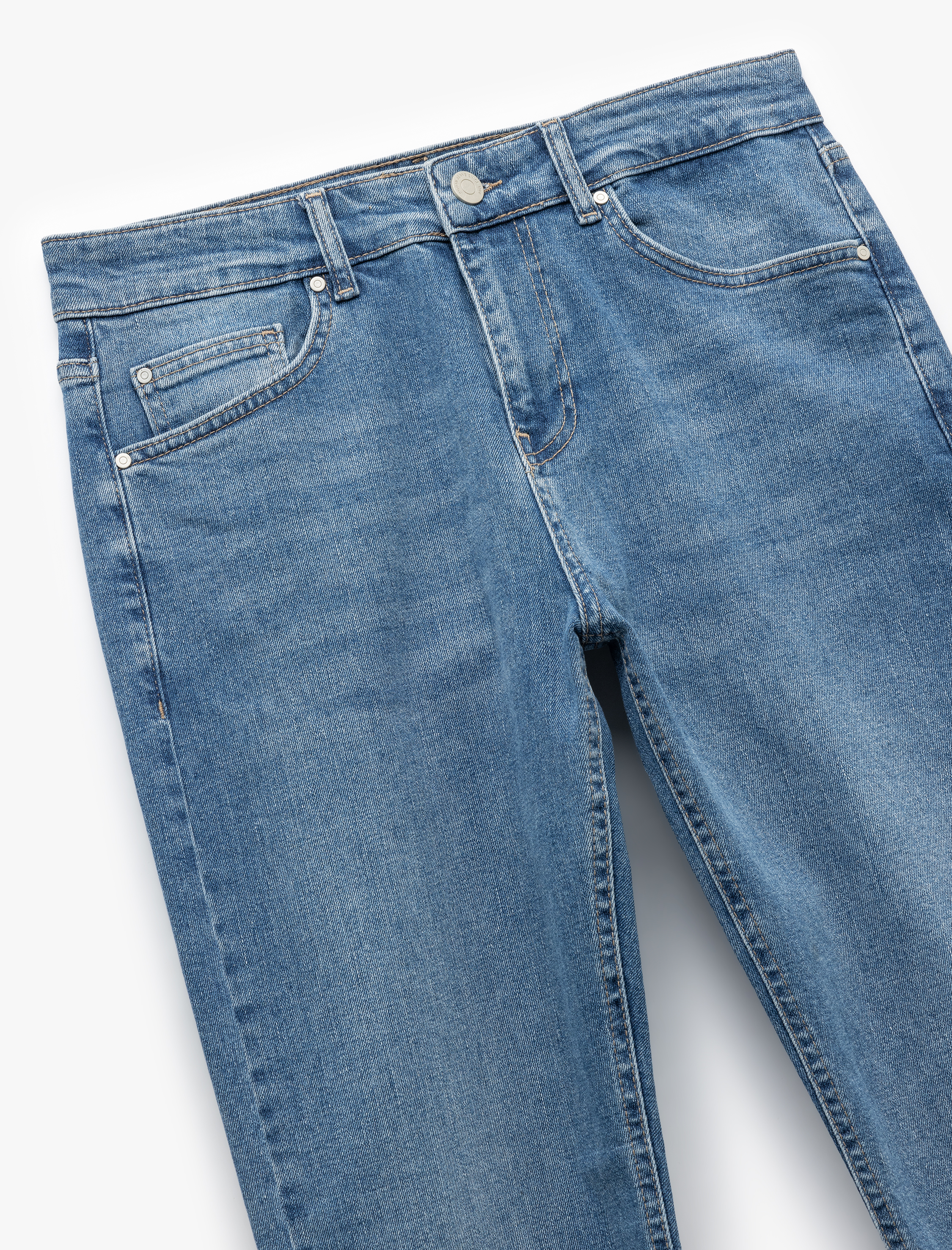   Normal Bel Cep Detaylı Slim Fit Jean Pantolon - Brad Jean