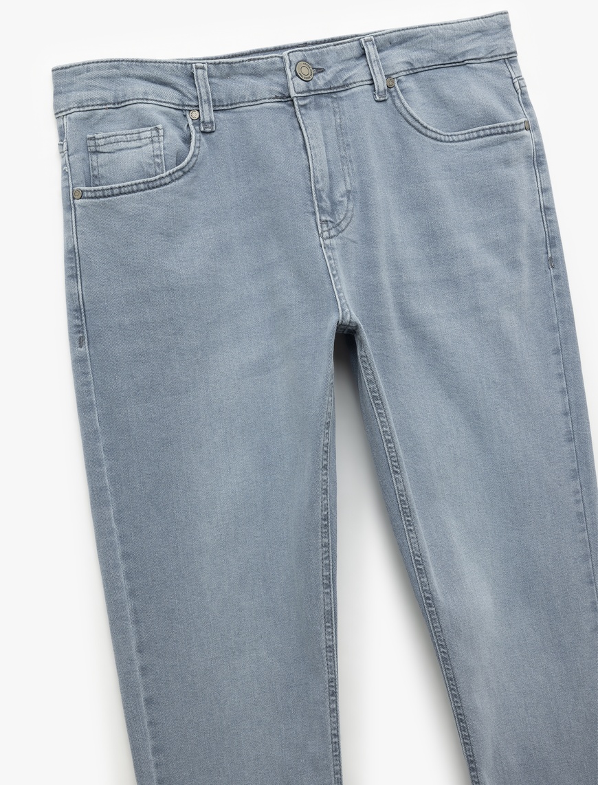   Normal Bel Pamuklu Skinny Fit Jean Pantolon - Michael Jean