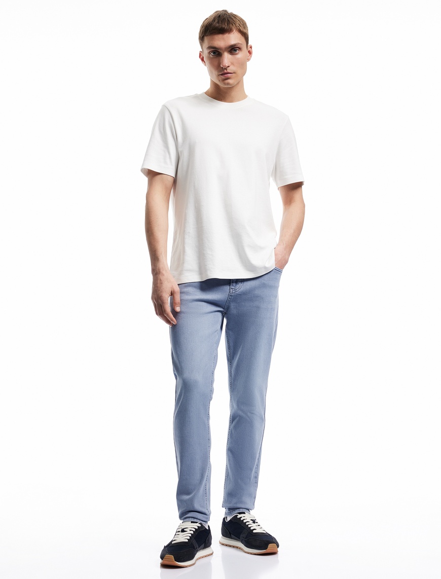   Normal Bel Pamuklu Skinny Fit Jean Pantolon - Michael Jean