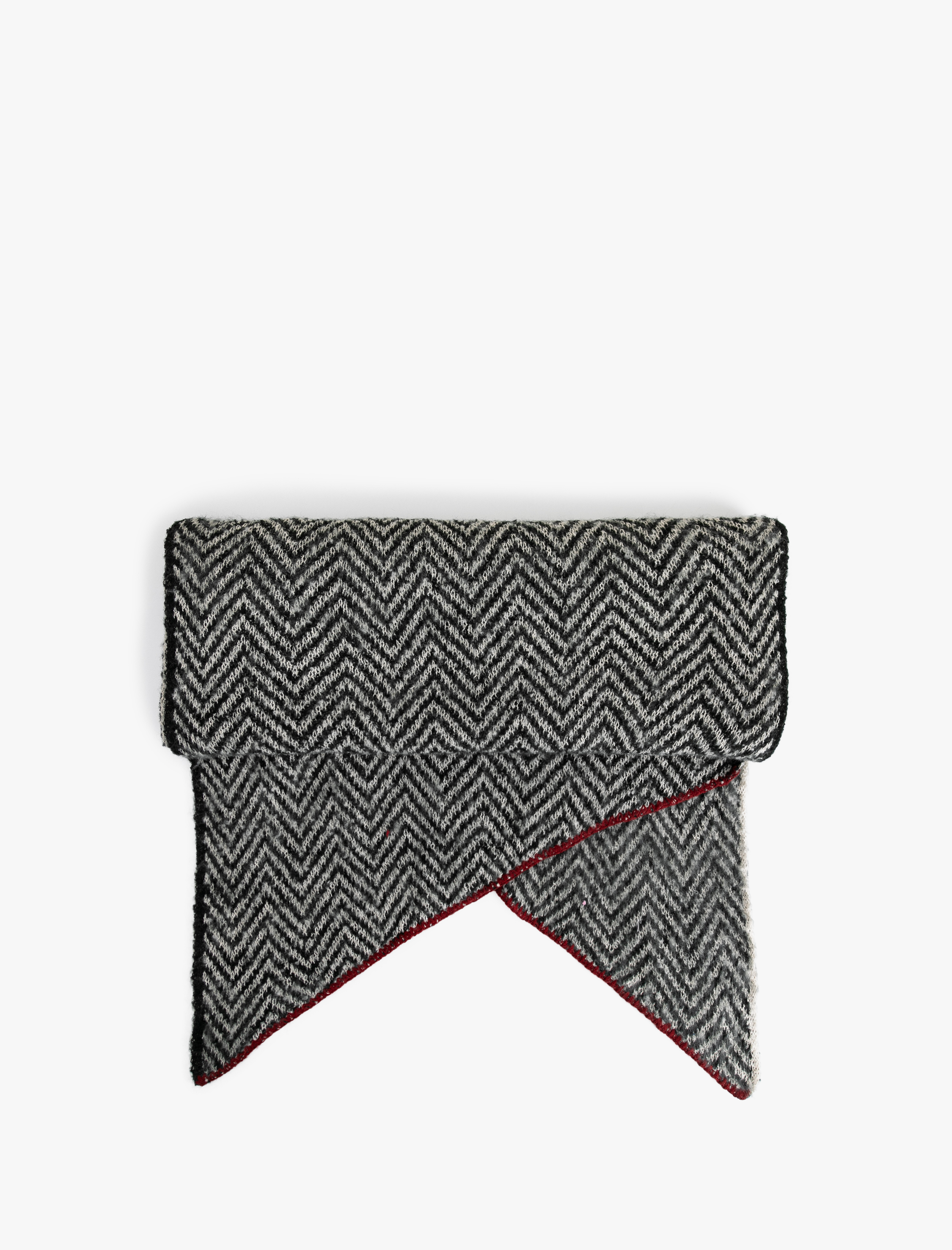  Kadın Balık Sırtı Desenli Uzun Atkı