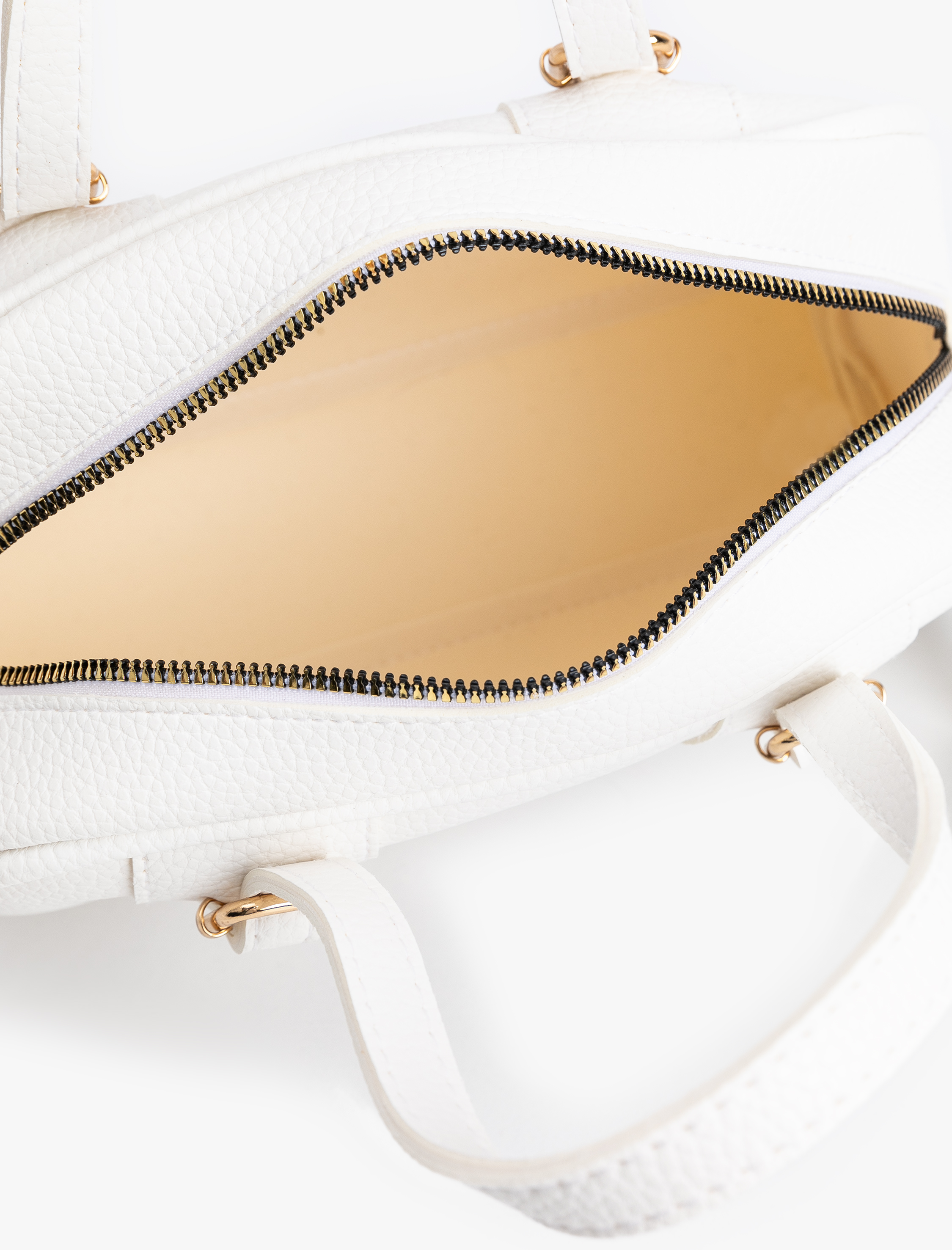  Kadın Suni Deri Fermuarlı Askılı Saplı Omuz Çantası