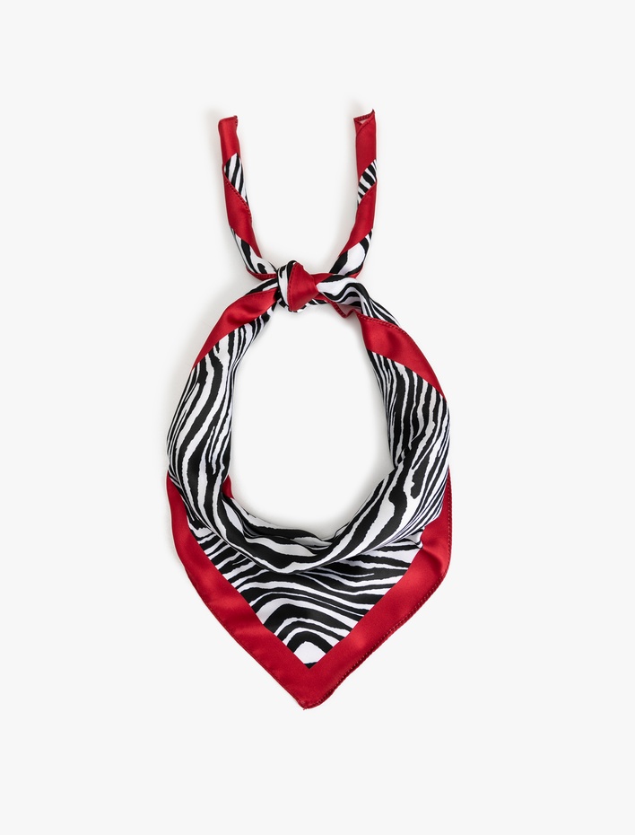 Kadın Leopar Desenli Fular