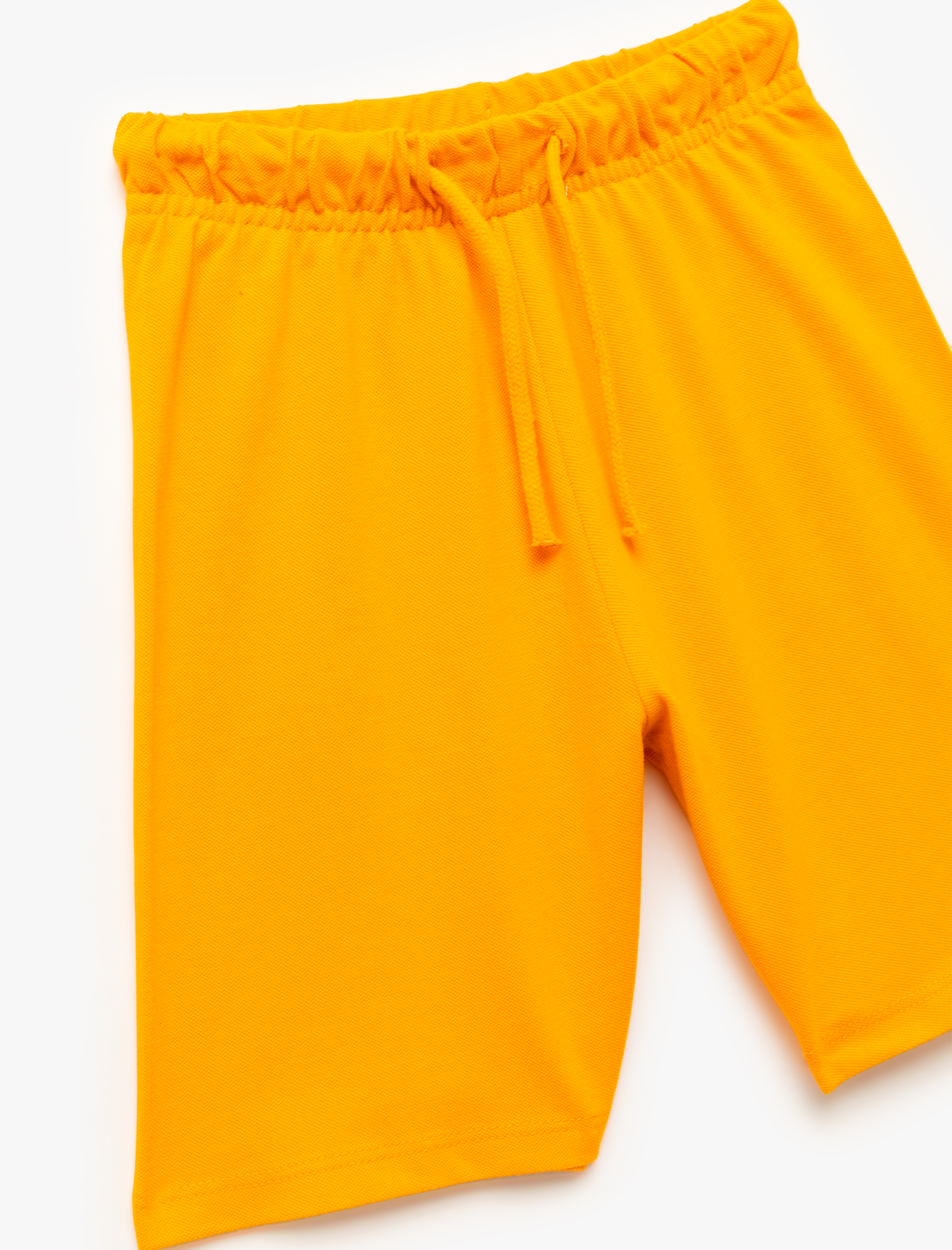  Erkek Çocuk Pamuklu Beli Bağcıklı Basic Şort