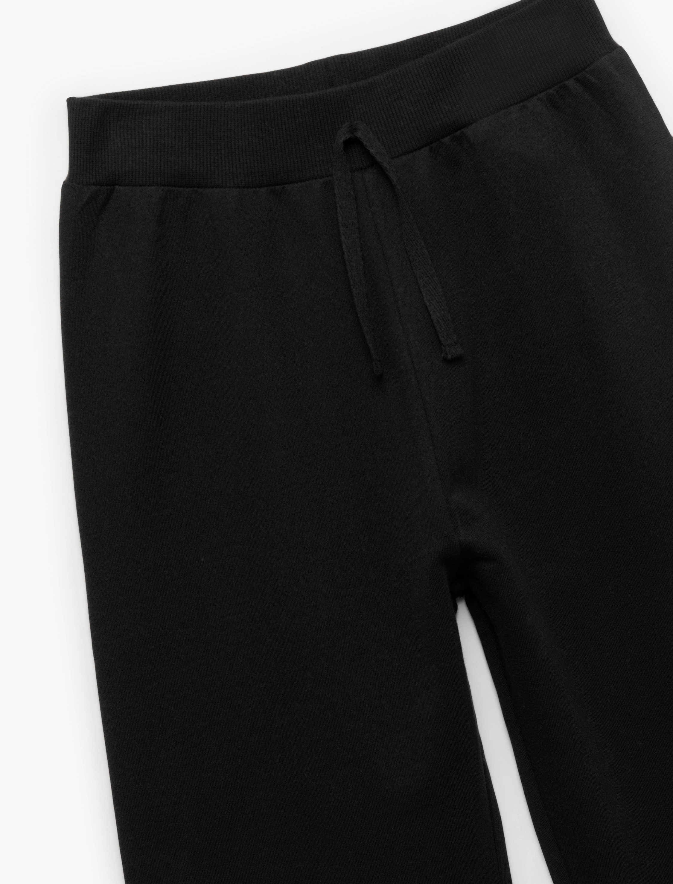  Kız Çocuk Şardonlu Pamuklu Beli Lastikli Basic Okul Eşofman Altı