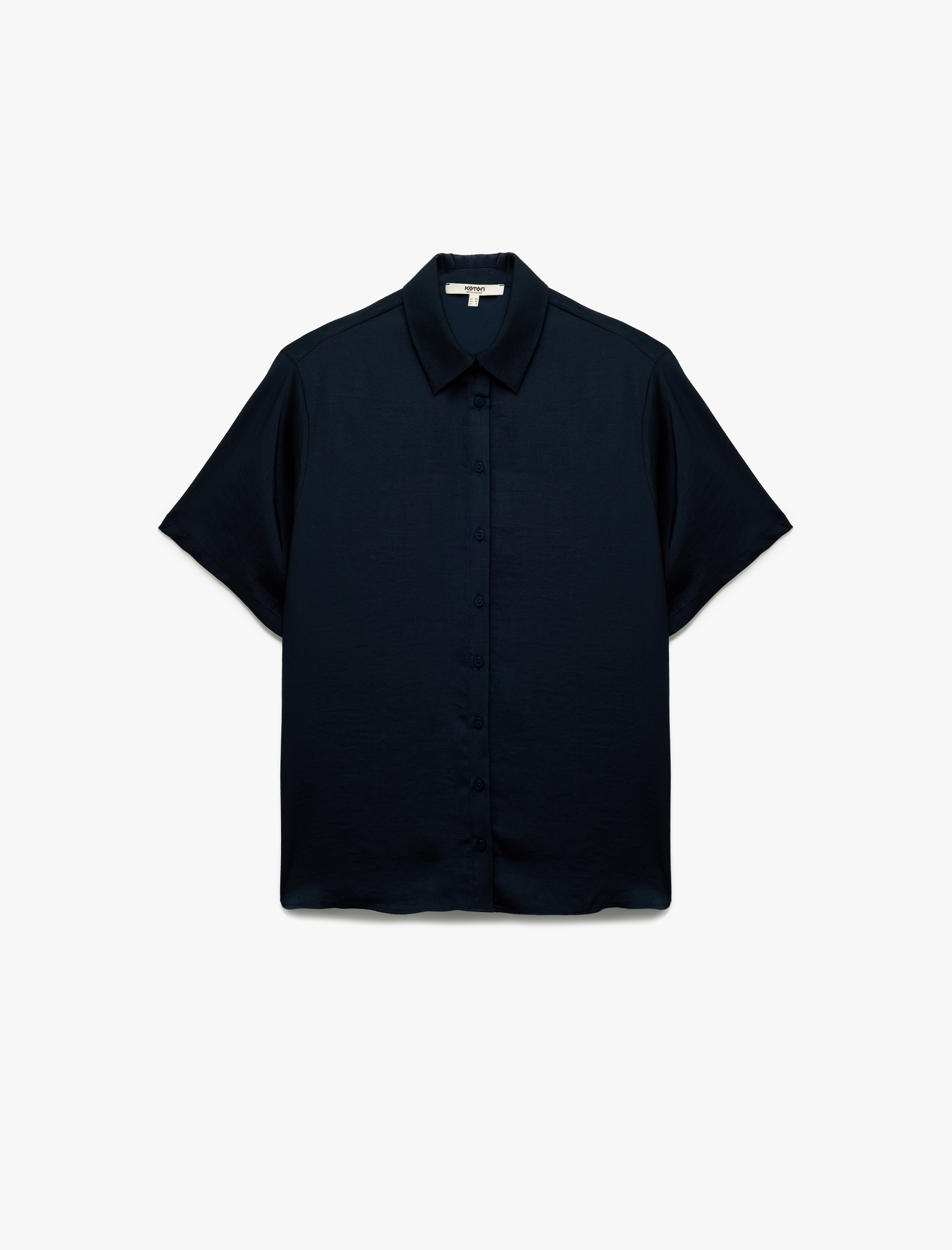   Aerobin Kumaş  Klasik Yaka Kısa Kollu Gömlek