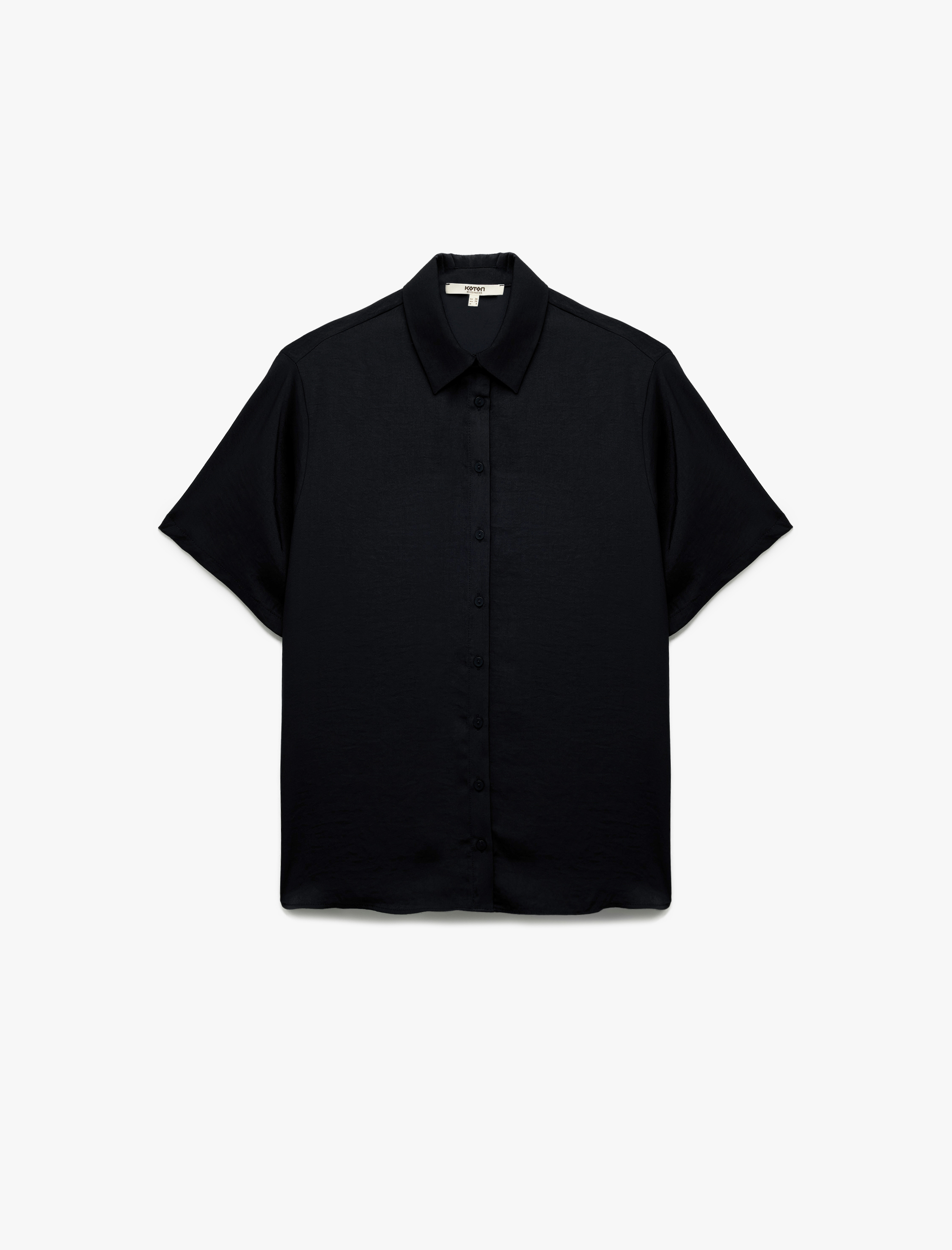   Aerobin Kumaş  Klasik Yaka Kısa Kollu Gömlek