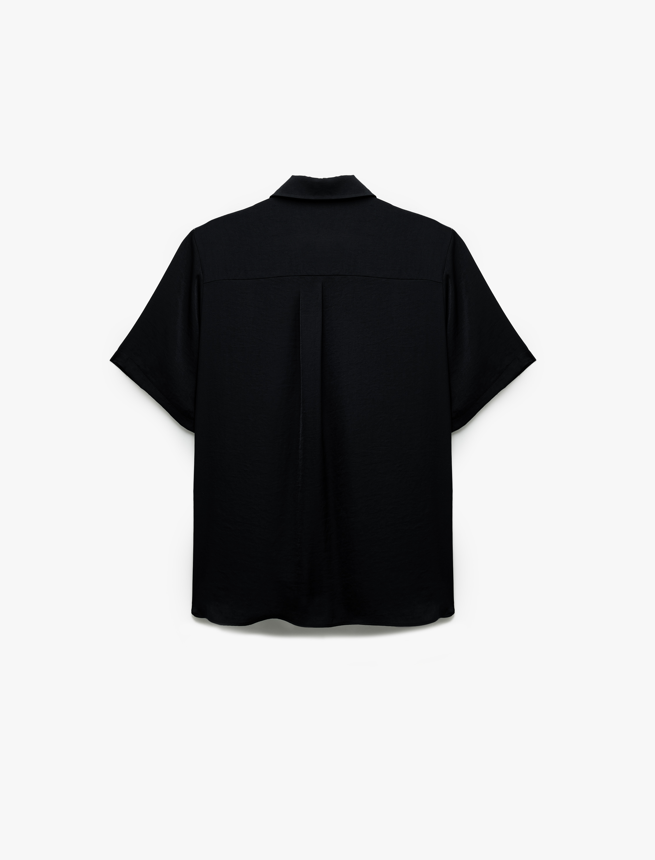   Aerobin Kumaş  Klasik Yaka Kısa Kollu Gömlek