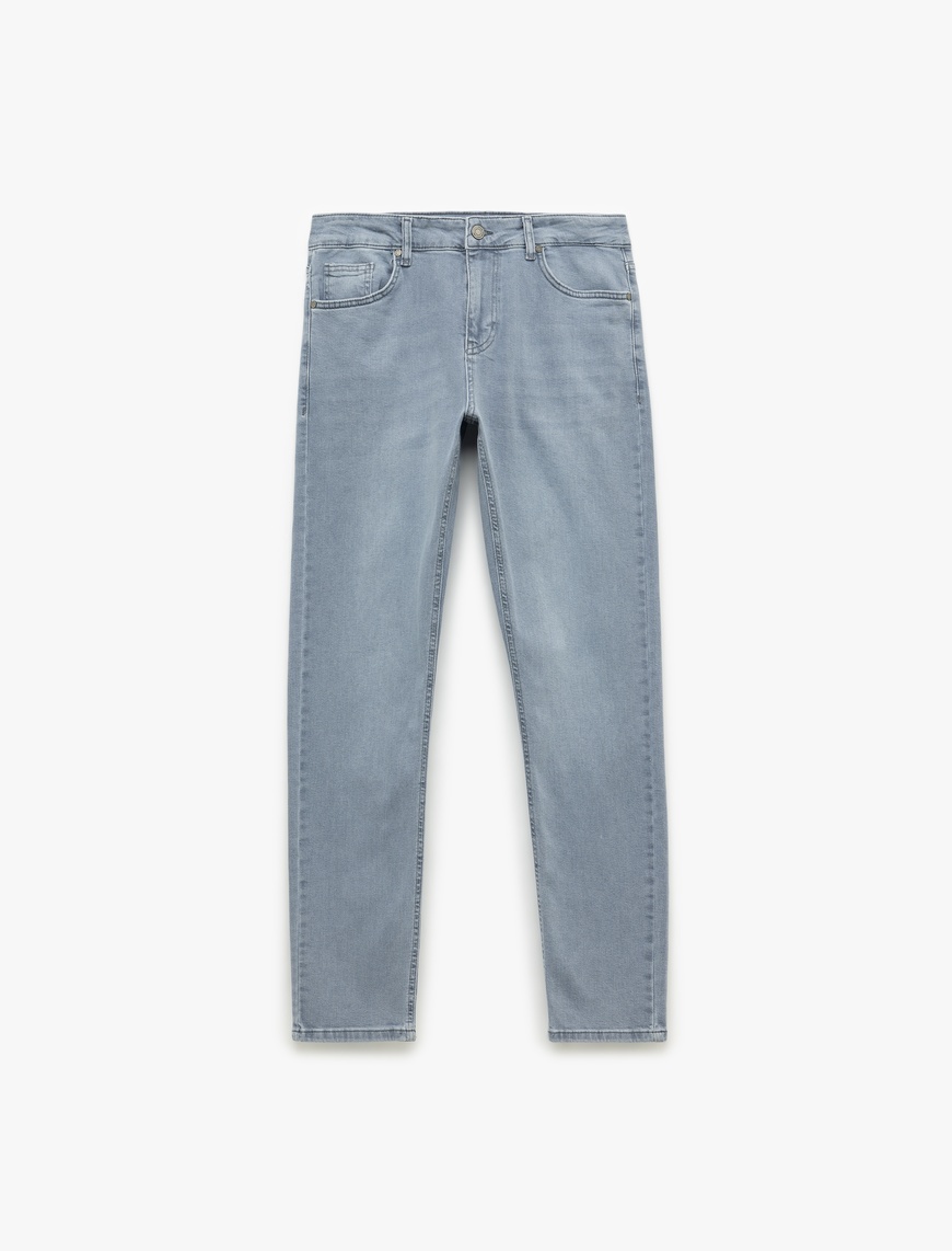   Normal Bel Pamuklu Skinny Fit Jean Pantolon - Michael Jean
