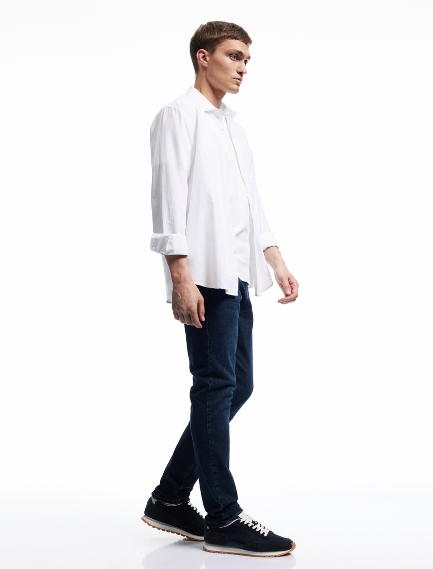   Normal Bel Cep Detaylı Skinny Fit Jean Pantolon - Michael Jean