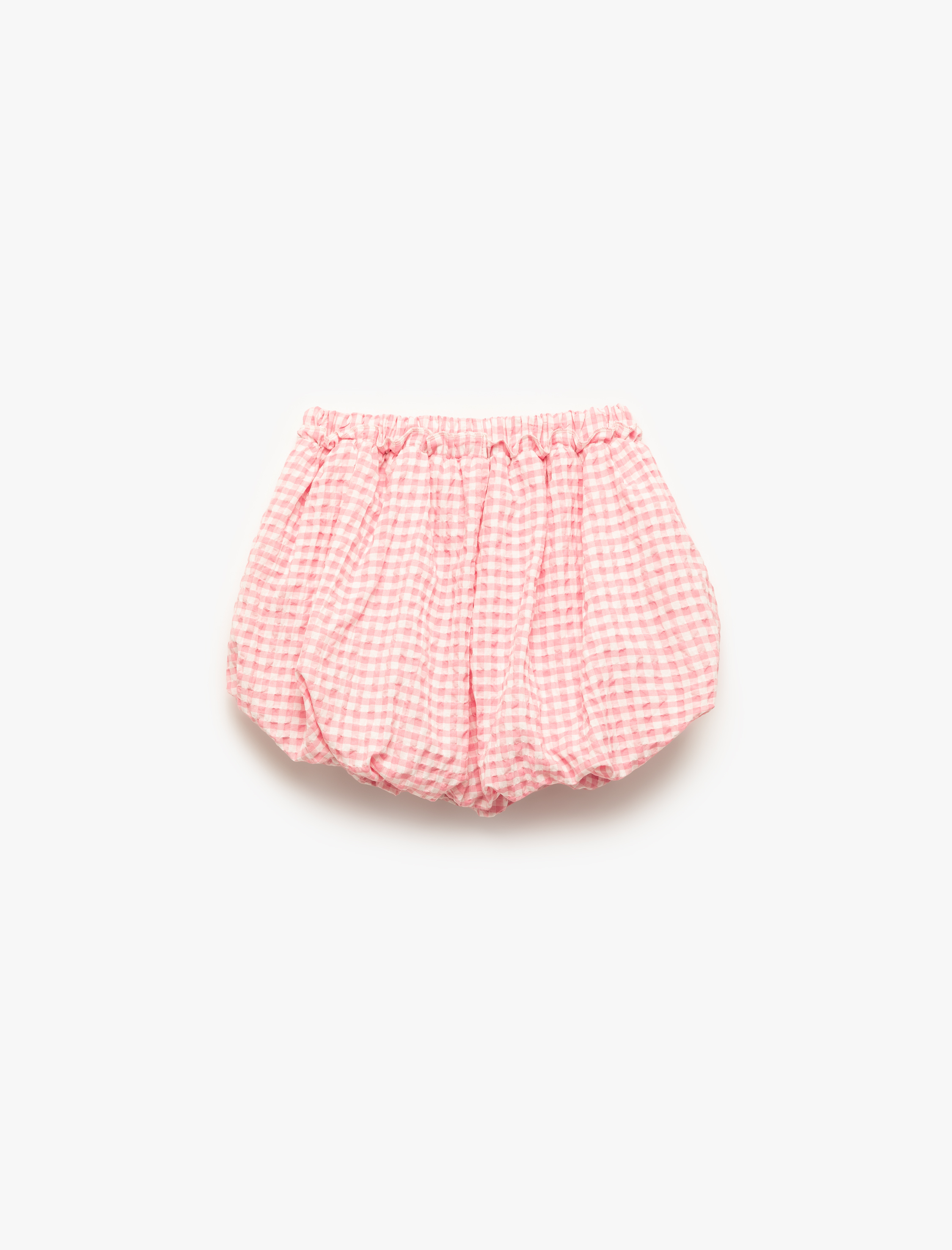  Kız Çocuk Fiyonk Detaylı Beli Lastikli Pötikareli Balon Etek