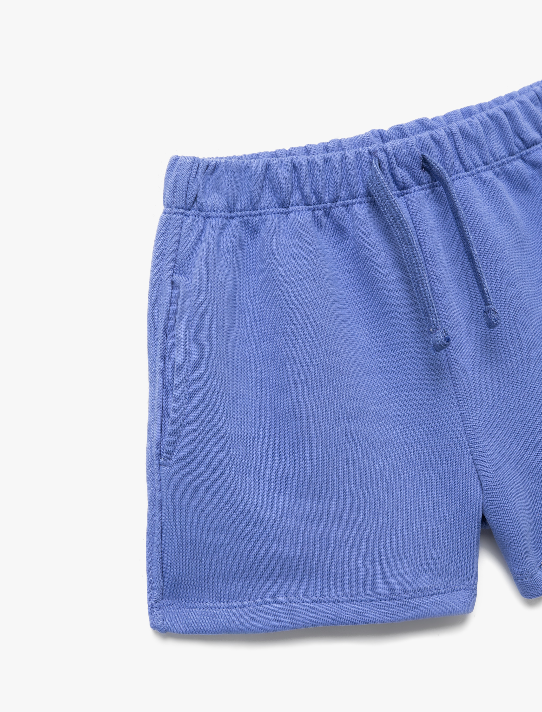 Kız Bebek Cep Detaylı Beli Bağcıklı Basic Şort