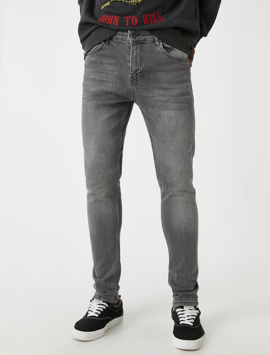   Skinny Fit Kot Pantolon - Michael Jean