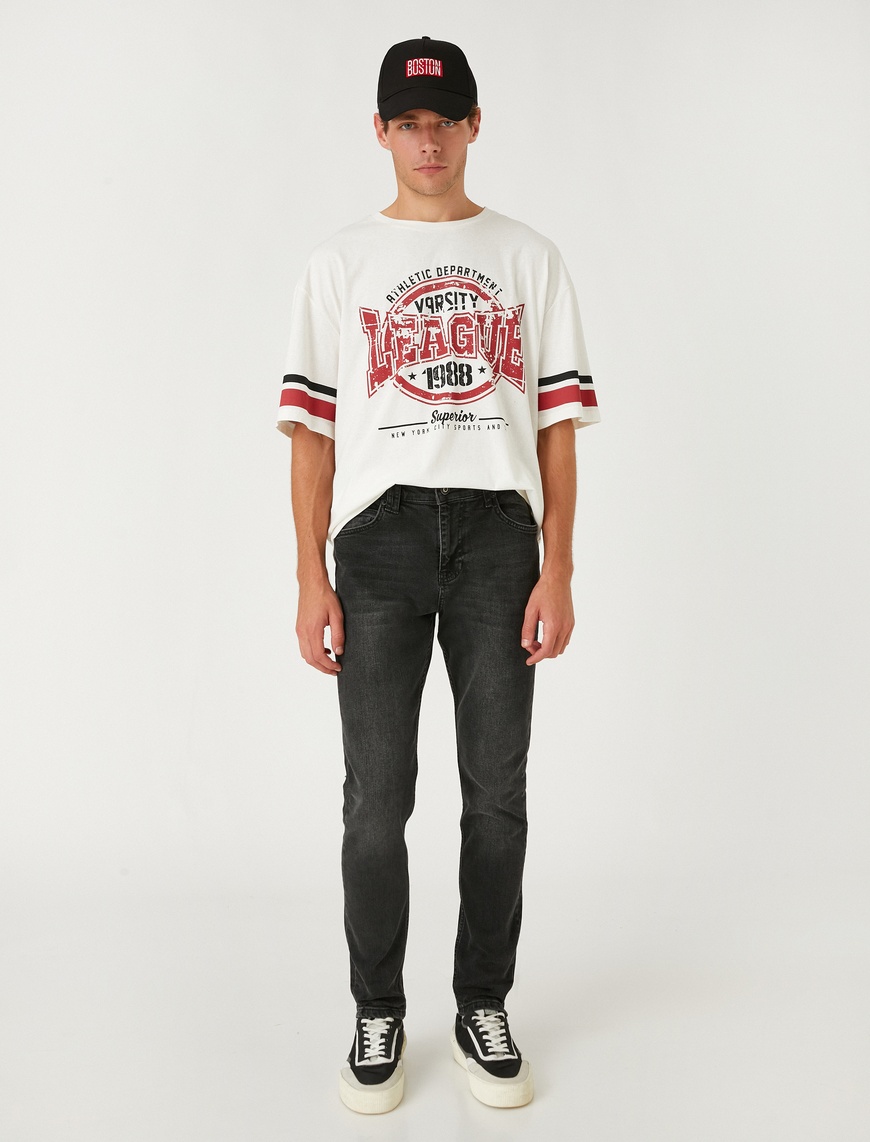  Skinny Fit Kot Pantolon - Michael Jean