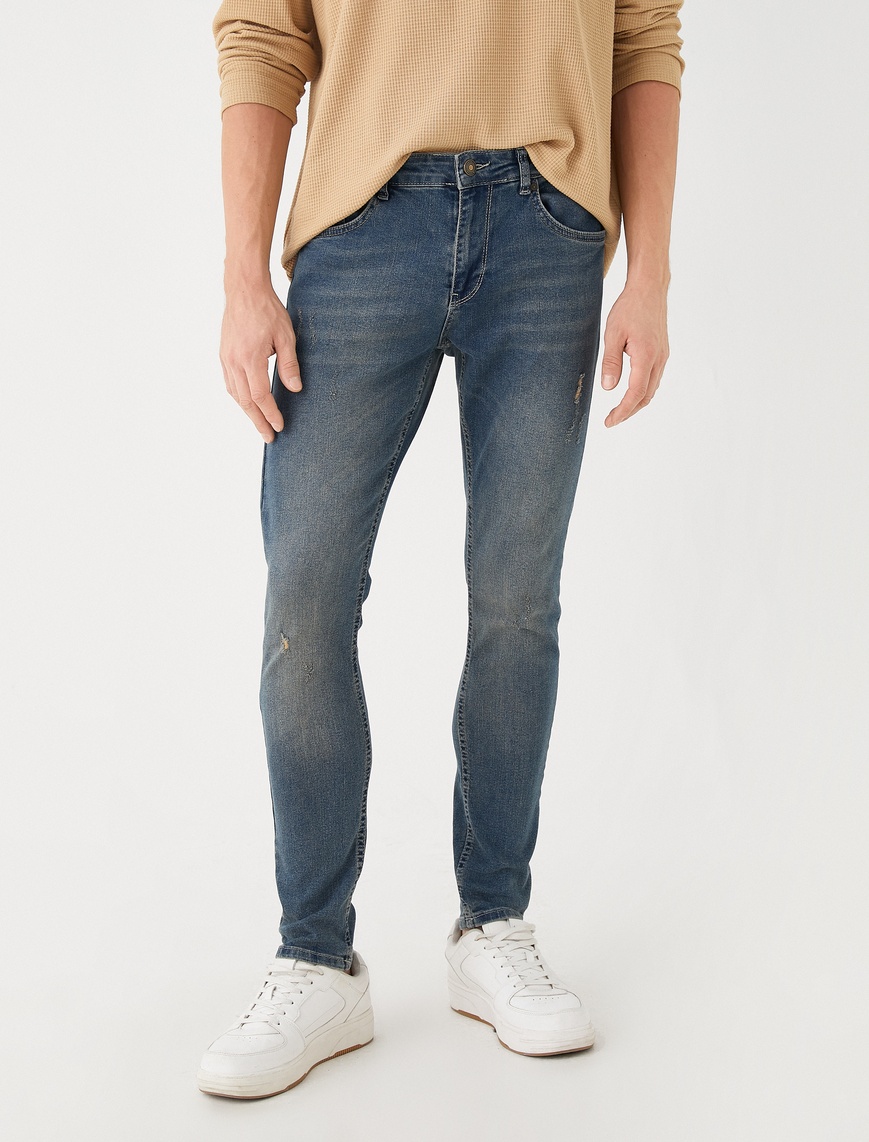   Super Skinny Fit Kot Pantolon - Justin Jean