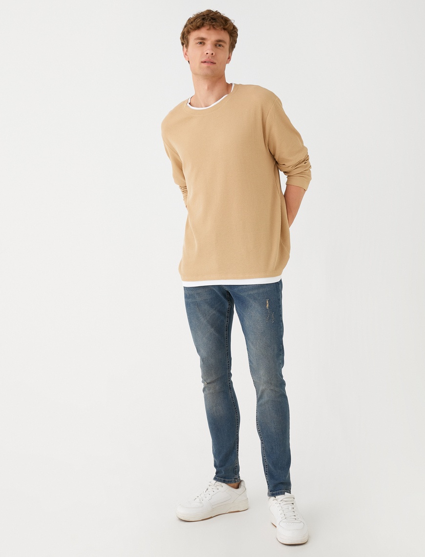   Super Skinny Fit Kot Pantolon - Justin Jean