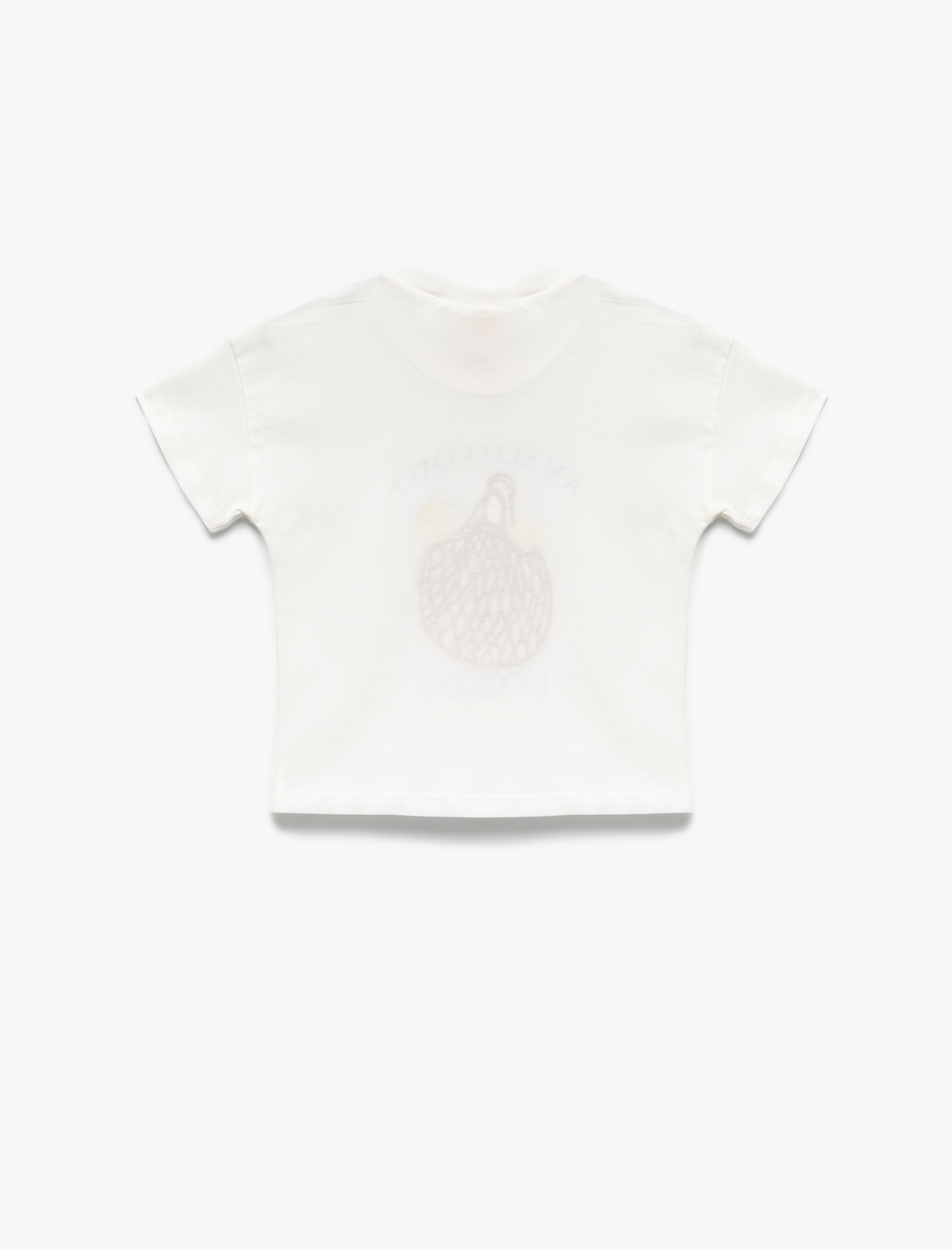  Kız Bebek Bisiklet Yaka Kısa Kollu Pamuklu Baskılı Tişört