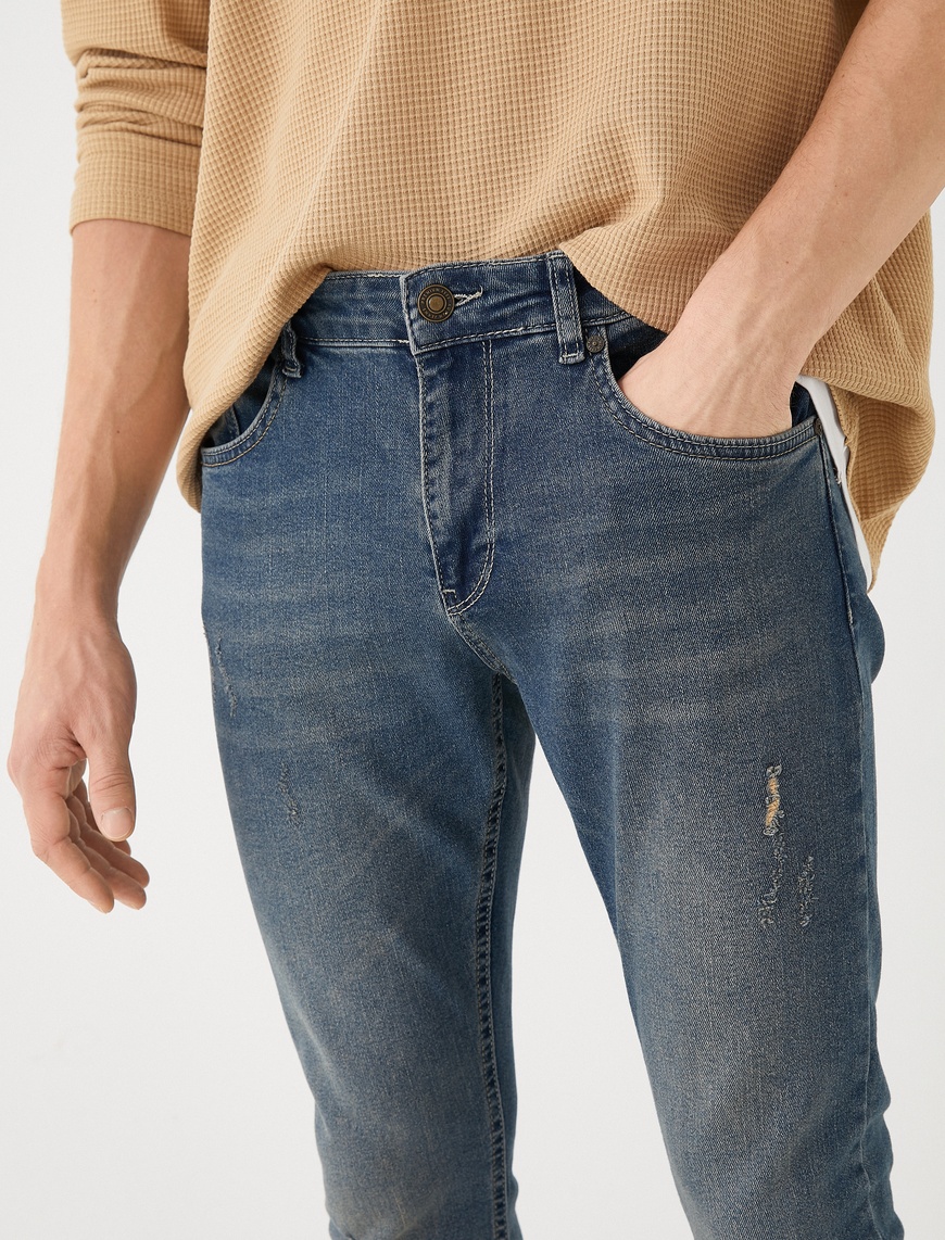   Super Skinny Fit Kot Pantolon - Justin Jean