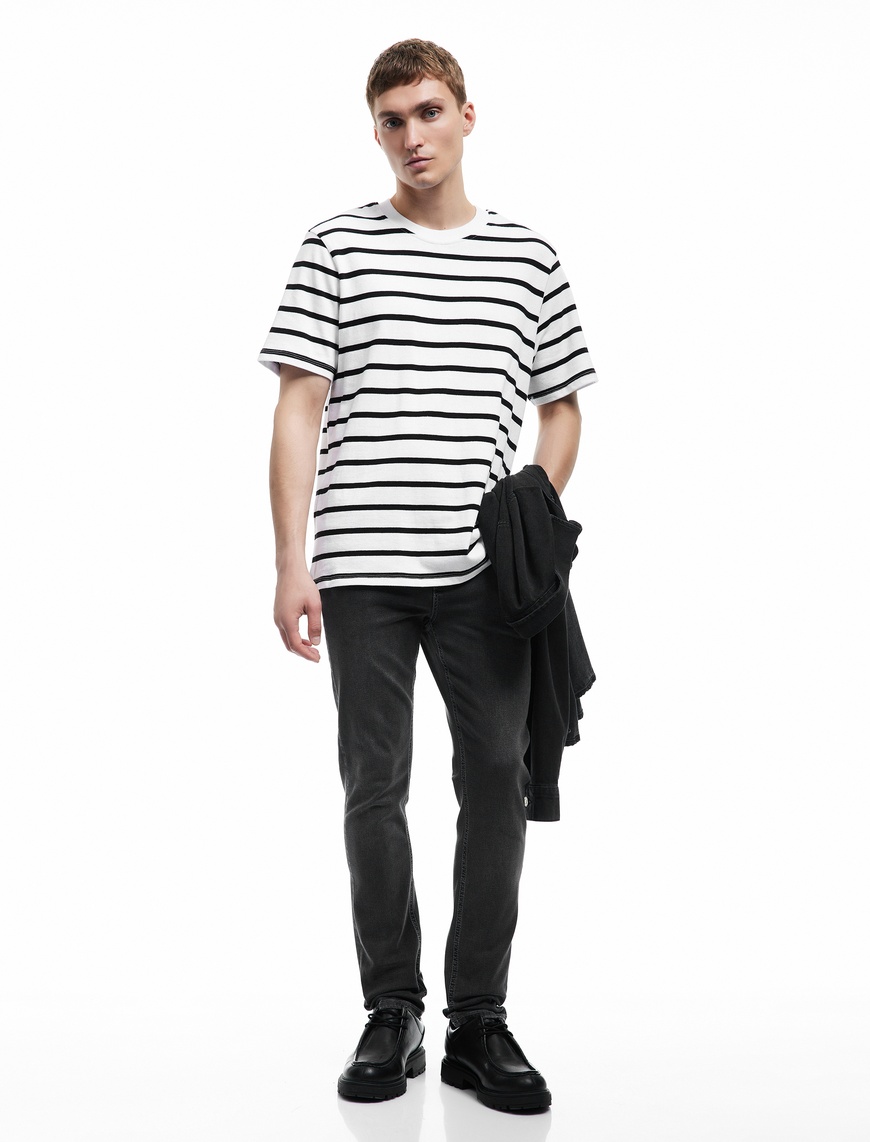   Normal Bel Pamuklu Slim Fit Jean Pantolon - Brad Jean
