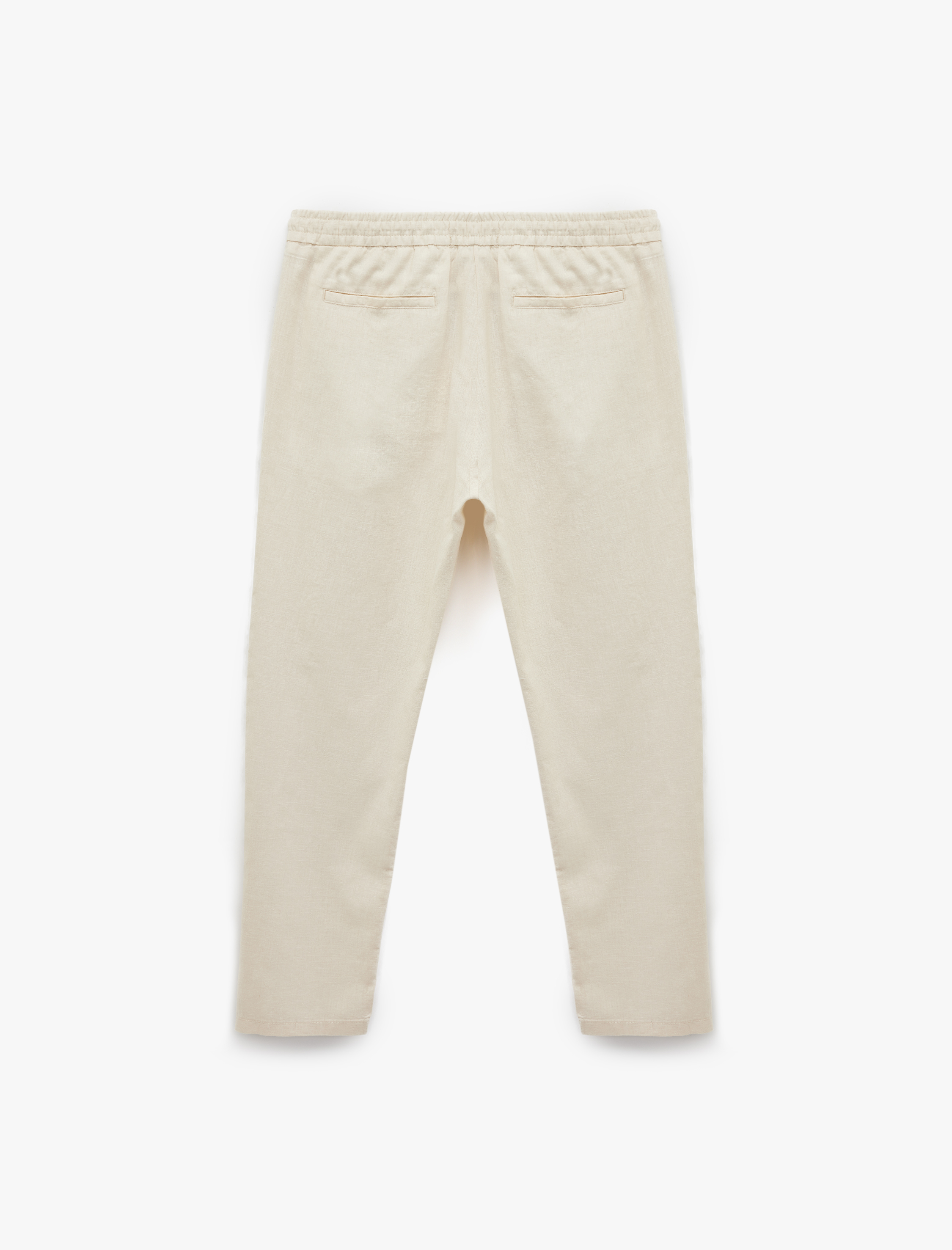   Cep Detaylı Regular Fit Beli Bağcıklı Pantolon