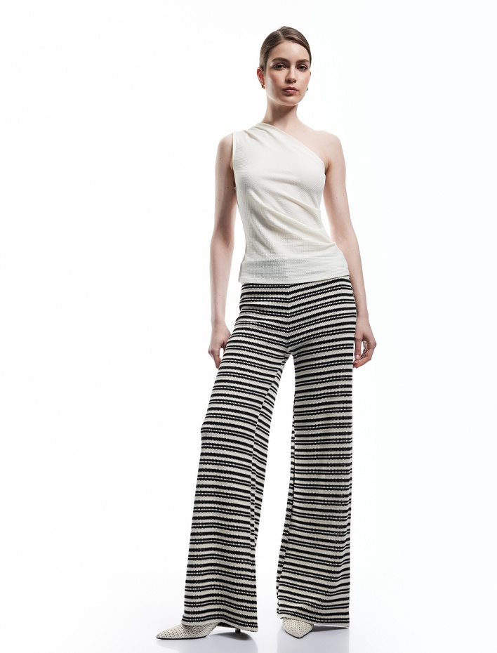  Regular Fit Standart Bel Uzun Kroşe Pantolon