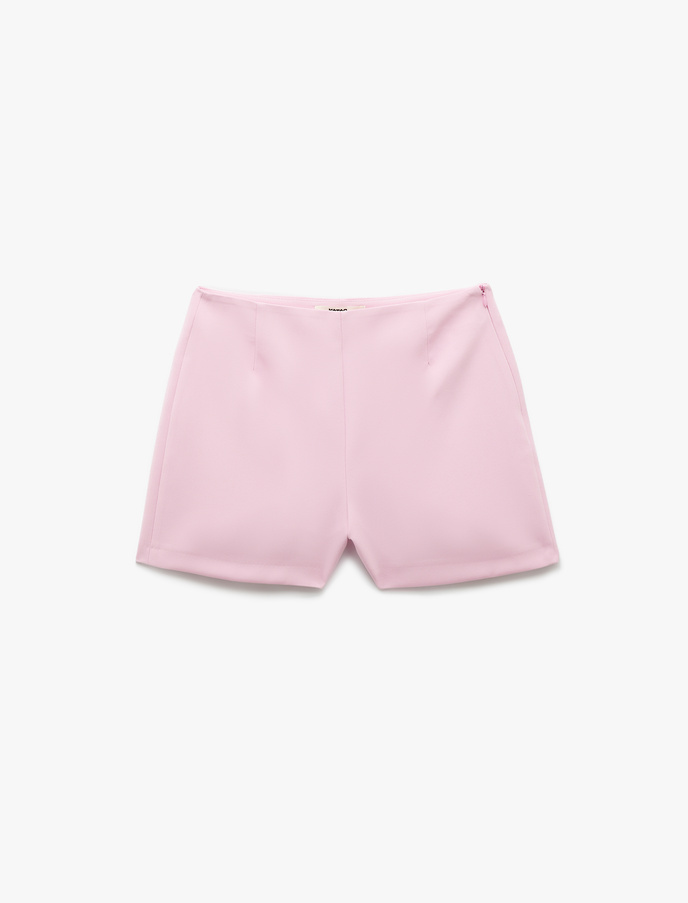   Standart Bel Fleto Cep Detaylı Mini Şort