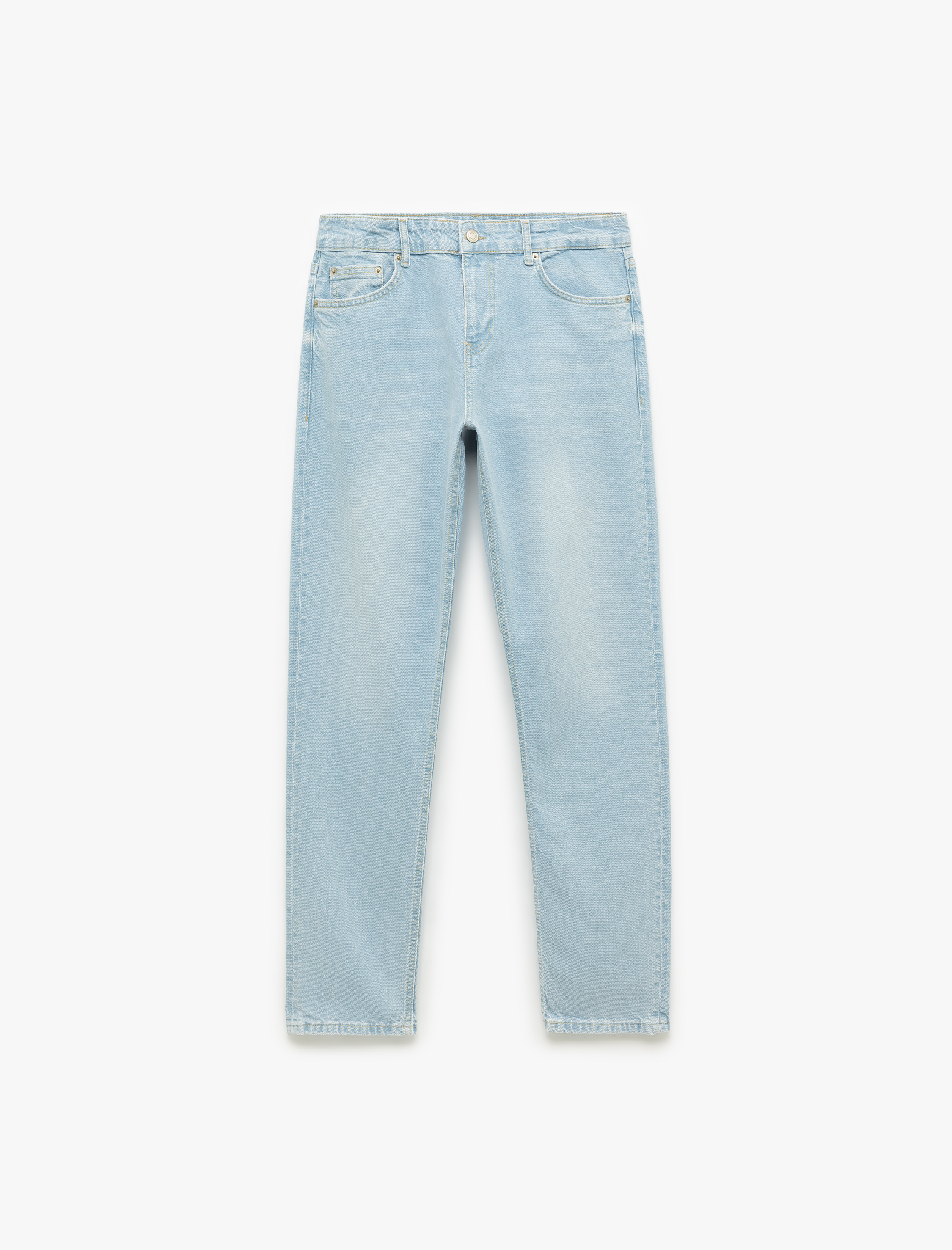   Normal Bel Pamuklu Slim Fit Jean Pantolon - Brad Jean