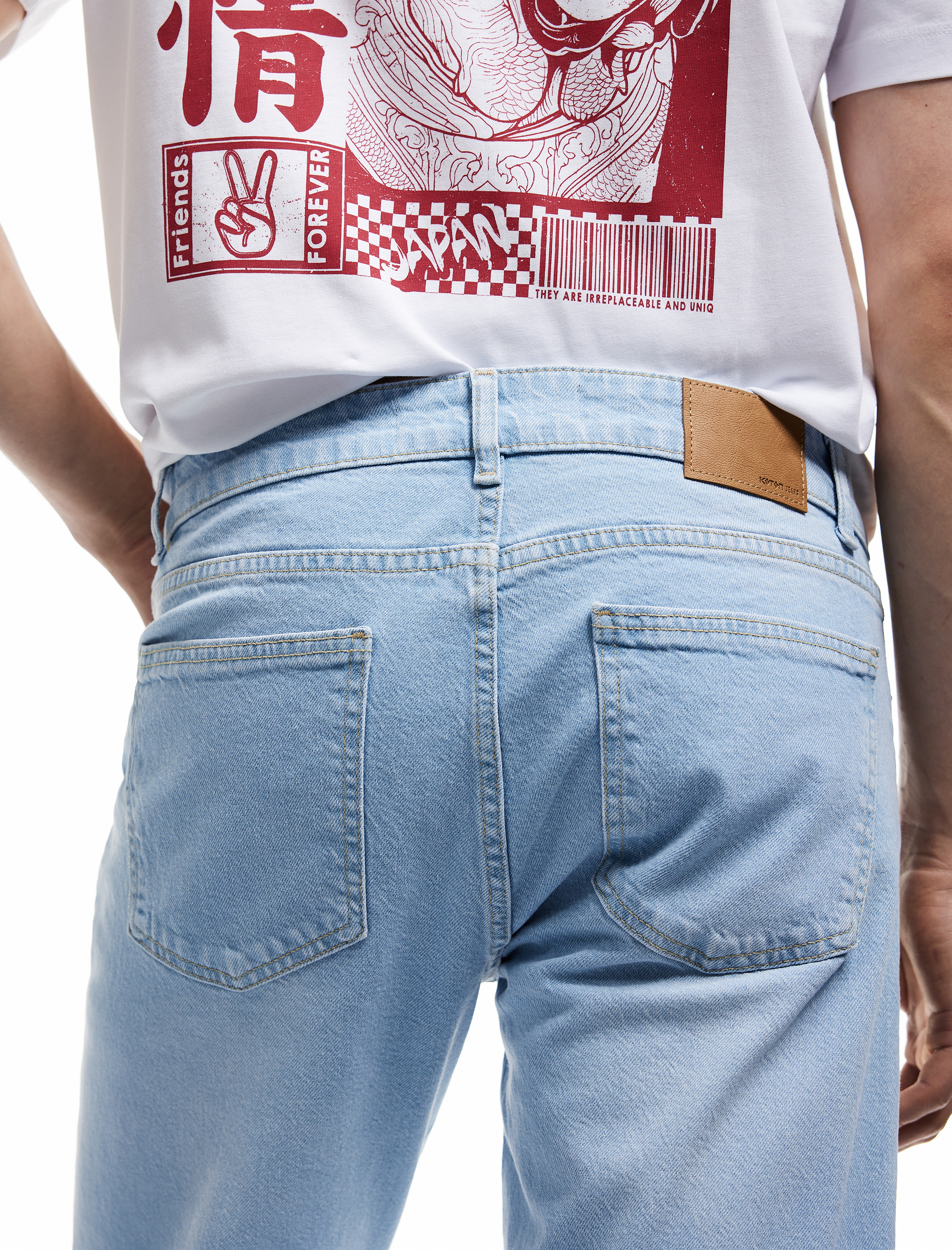   Normal Bel Pamuklu Slim Fit Jean Pantolon - Brad Jean