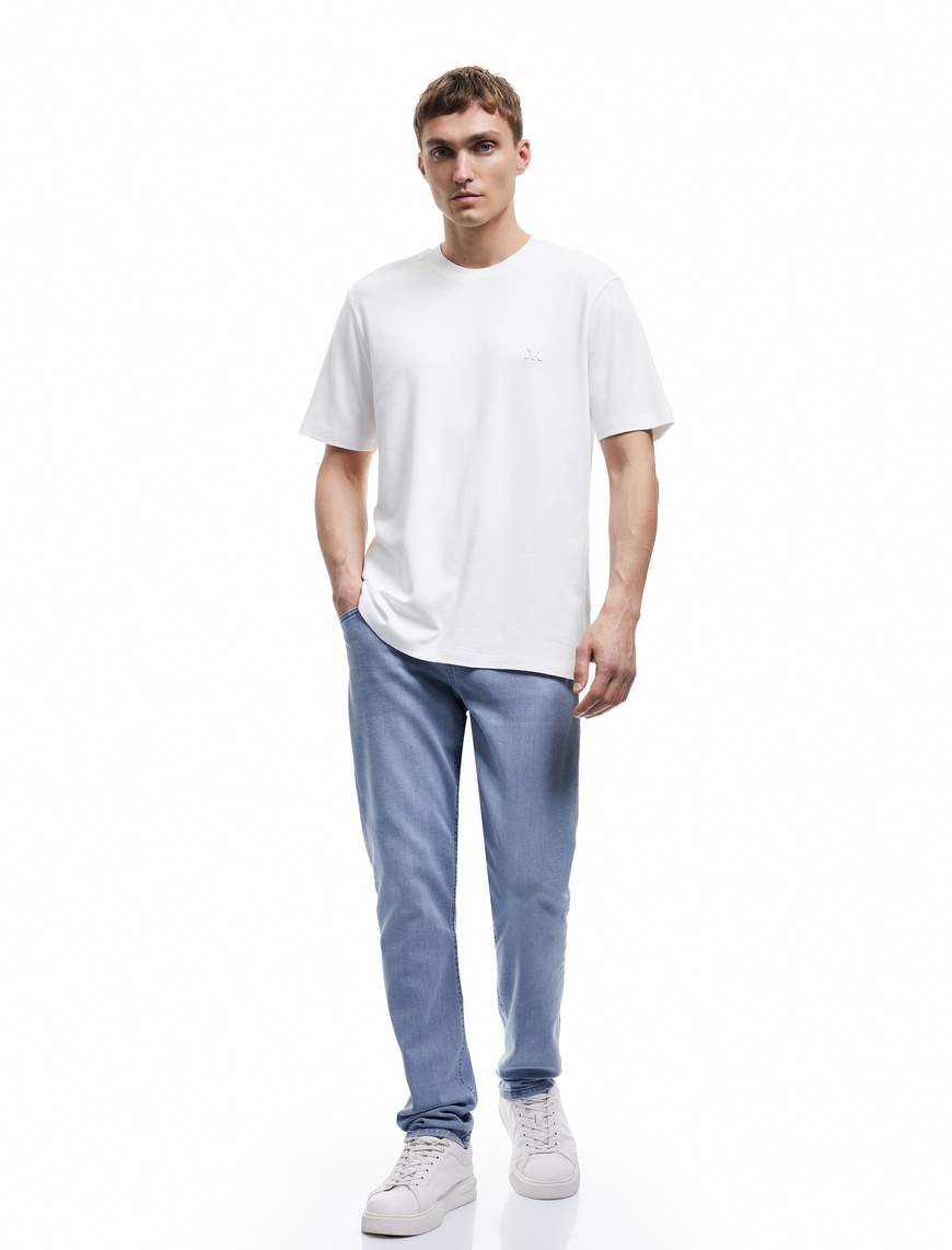   Pamuklu Normal Bel Slim Fit Jean Pantolon - Brad Jean