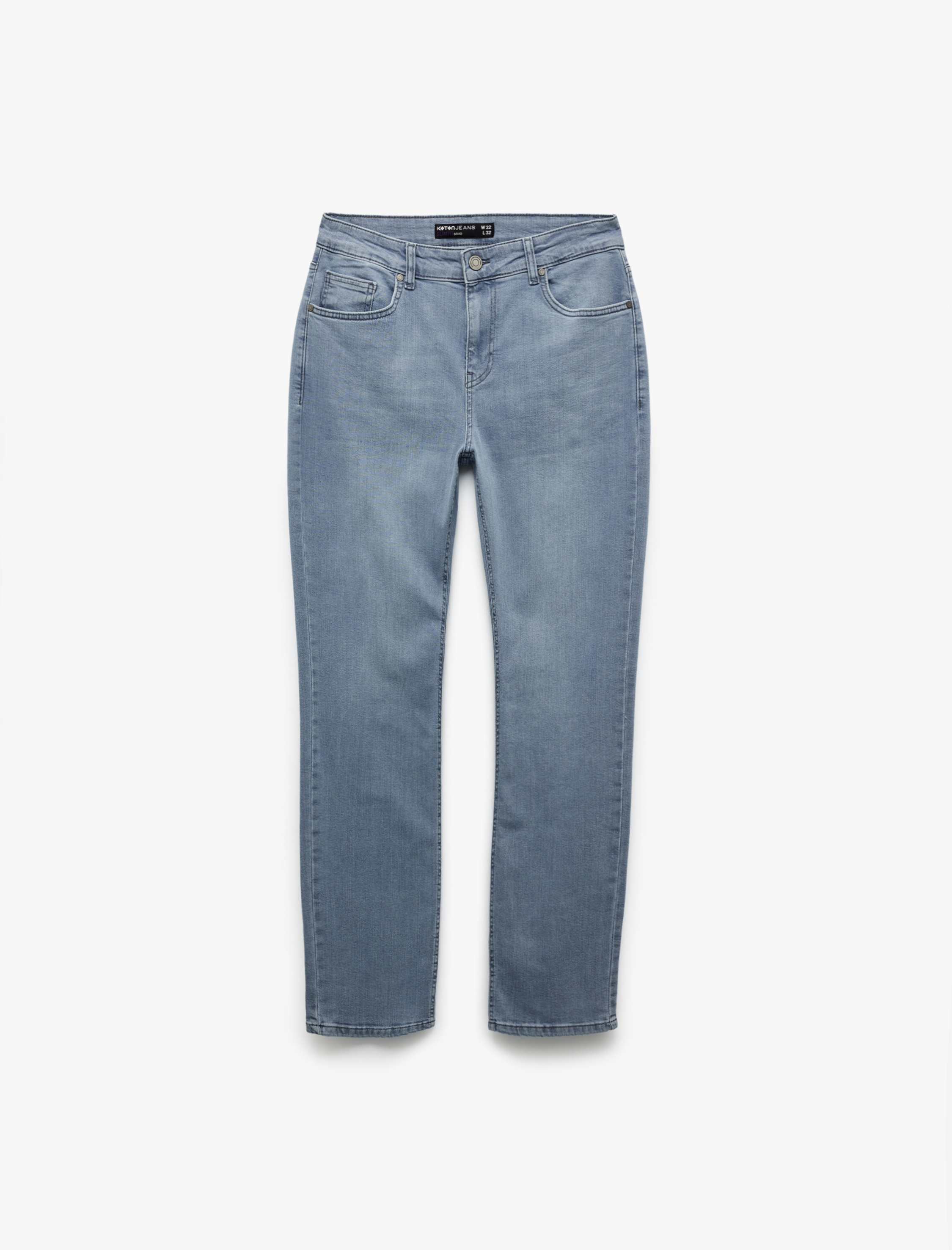   Pamuklu Normal Bel Slim Fit Jean Pantolon - Brad Jean