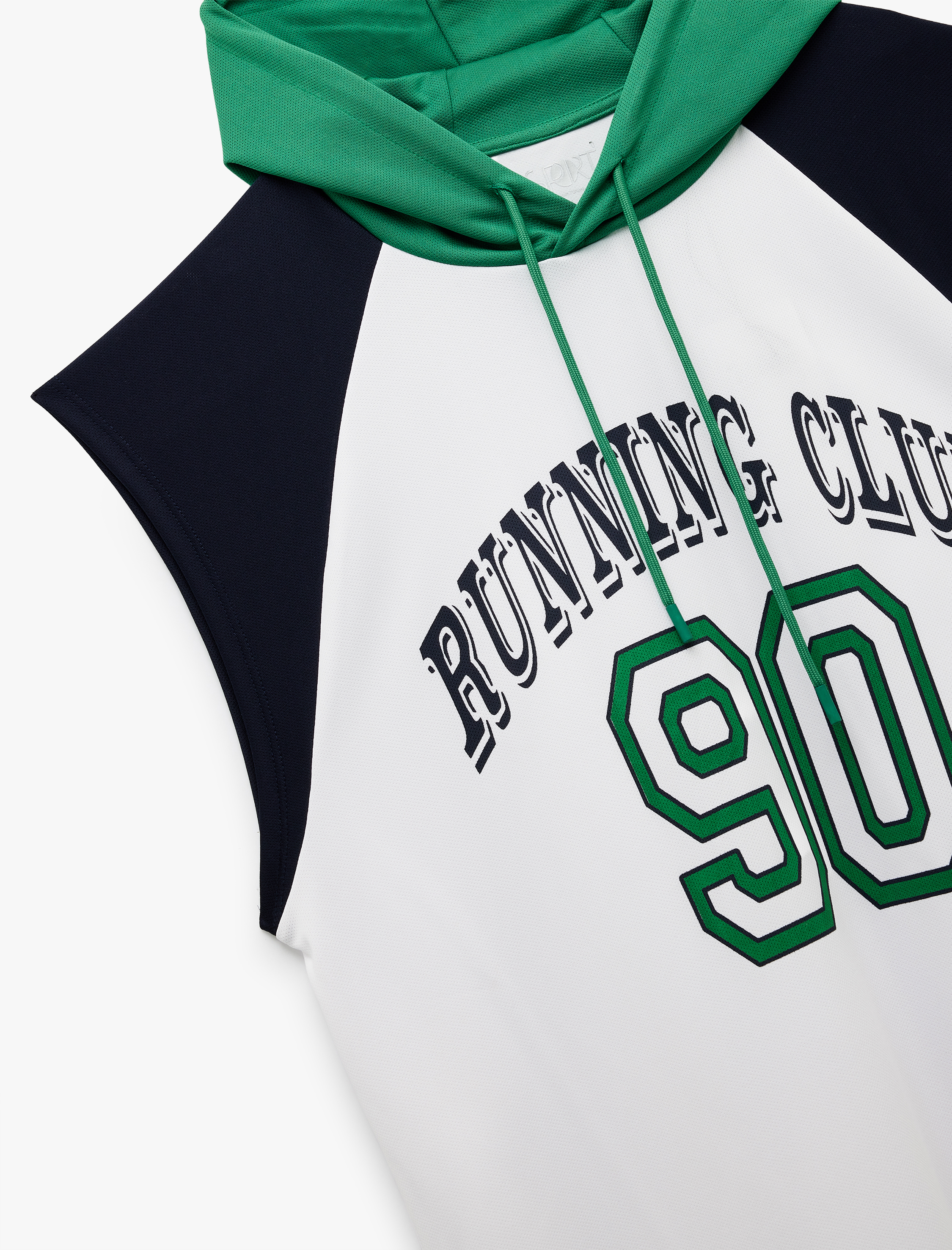   Kapşonlu Reglan Kol Baskılı Oversize Spor Atlet