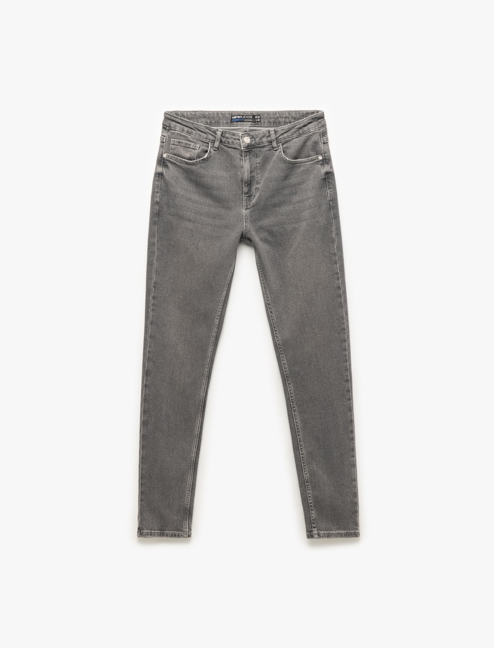  Normal Bel Pamuklu Skinny Fit Jean Pantolon - Michael Jean