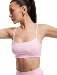 Askılı Arkası Pencere Detaylı Slim Fit Crop Sporcu Sütyeni