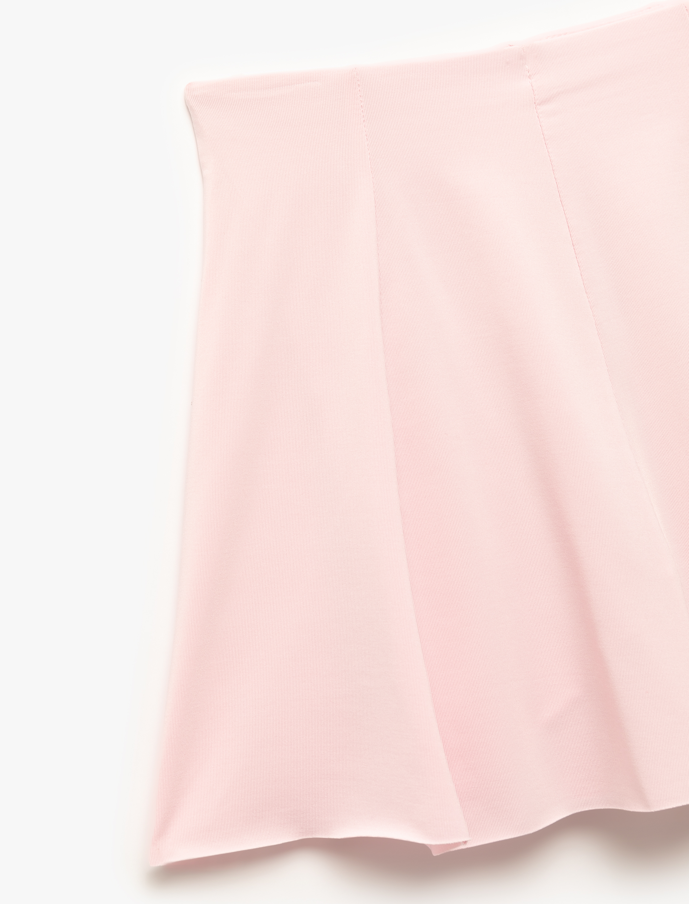   Pileli Mini Spor Şort Etek