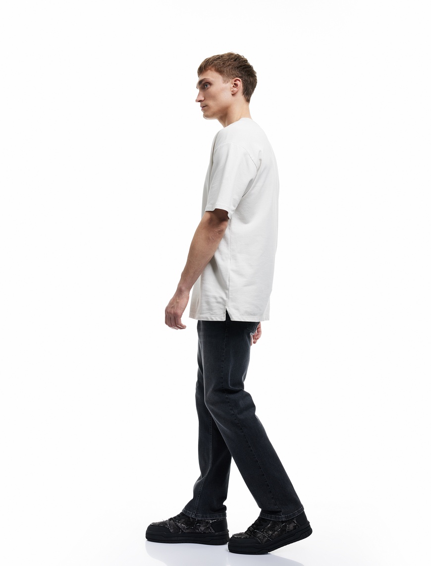   Normal Bel Pamuklu Straight Fit Jean Pantolon - Mark Jean