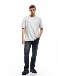 Normal Bel Pamuklu Straight Fit Jean Pantolon - Mark Jean
