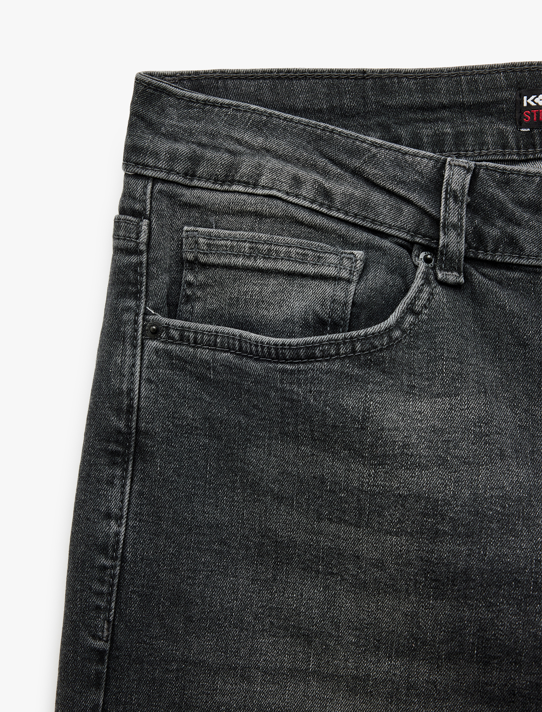   Normal Bel Pamuklu Straight Fit Jean Pantolon - Mark Jean