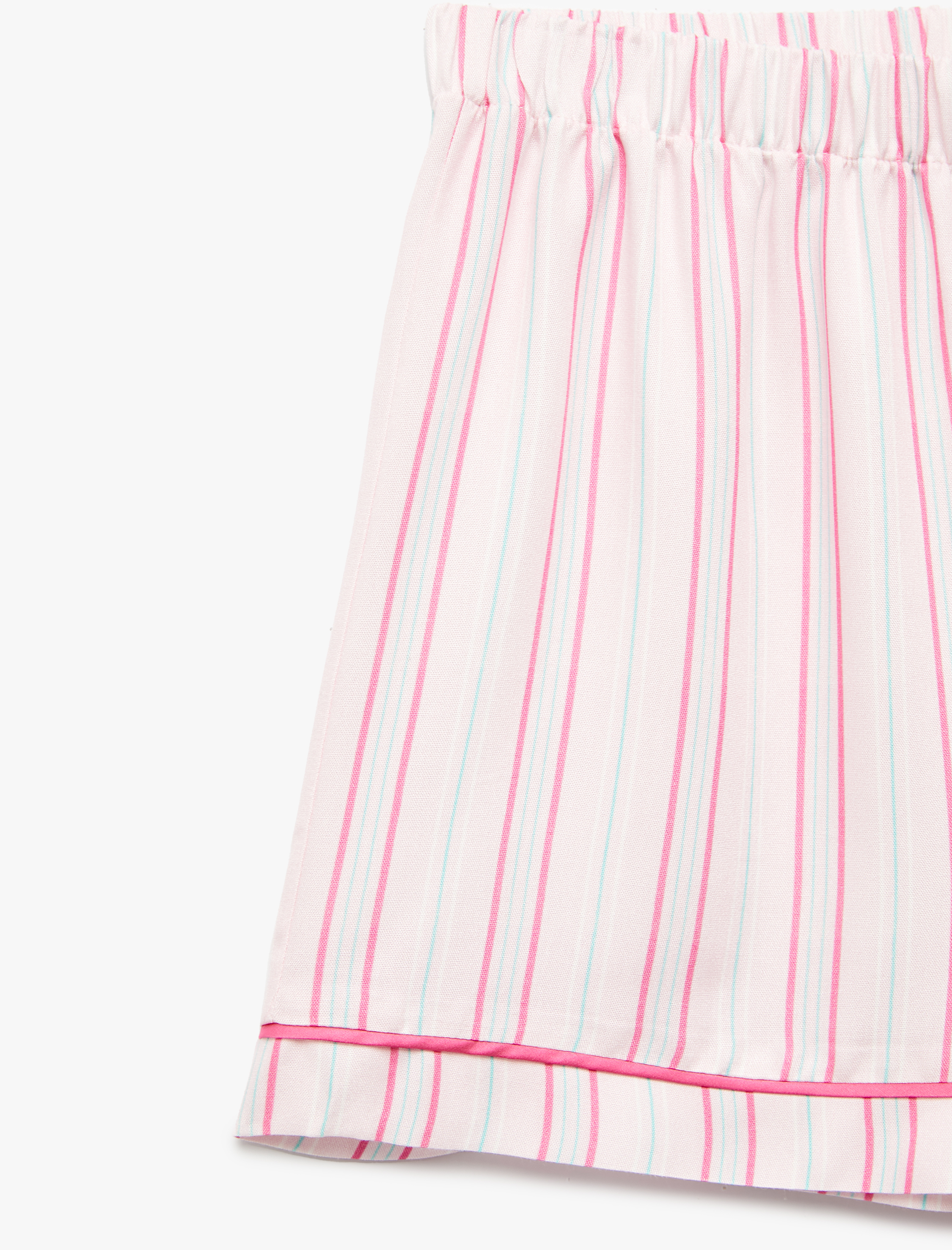 Rahat Kalıp Viskon Kumaş Şort Pijama Altı