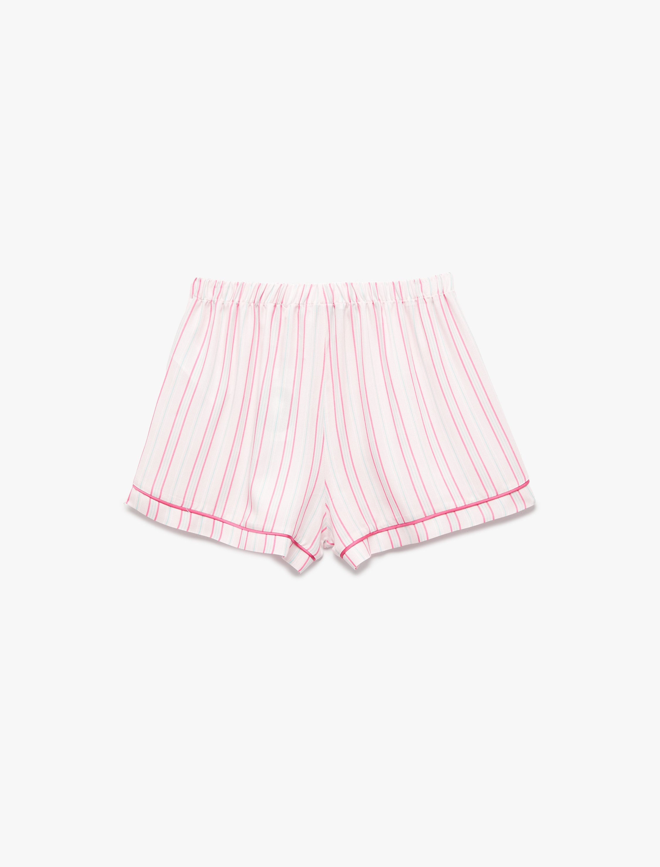 Rahat Kalıp Viskon Kumaş Şort Pijama Altı