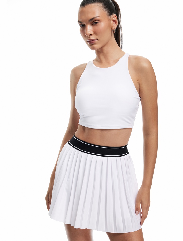  U Yaka Sırt Detaylı Kolsuz Sporcu Sütyeni