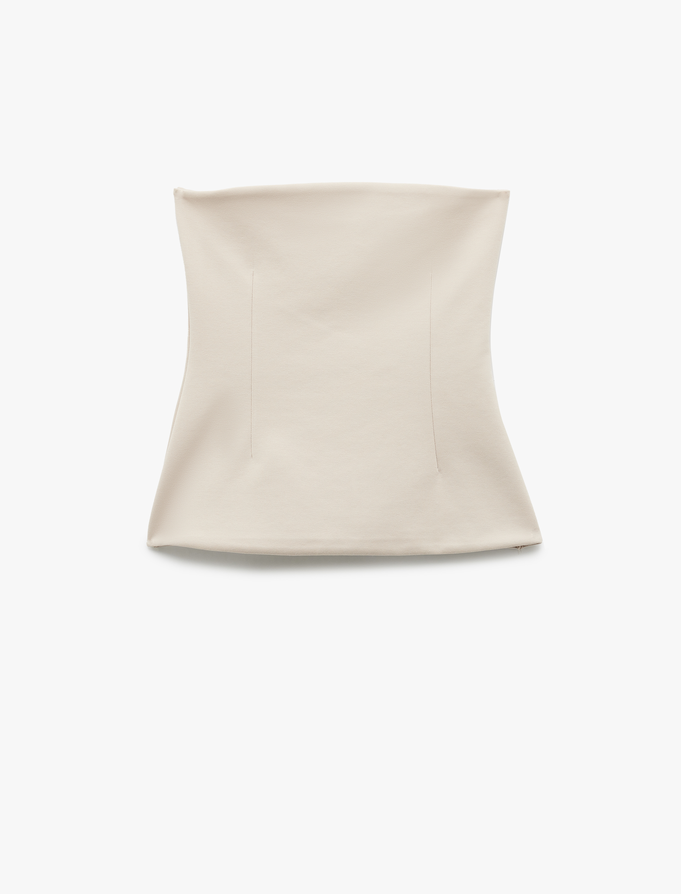   Pamuklu Slim Fit Straplez Body