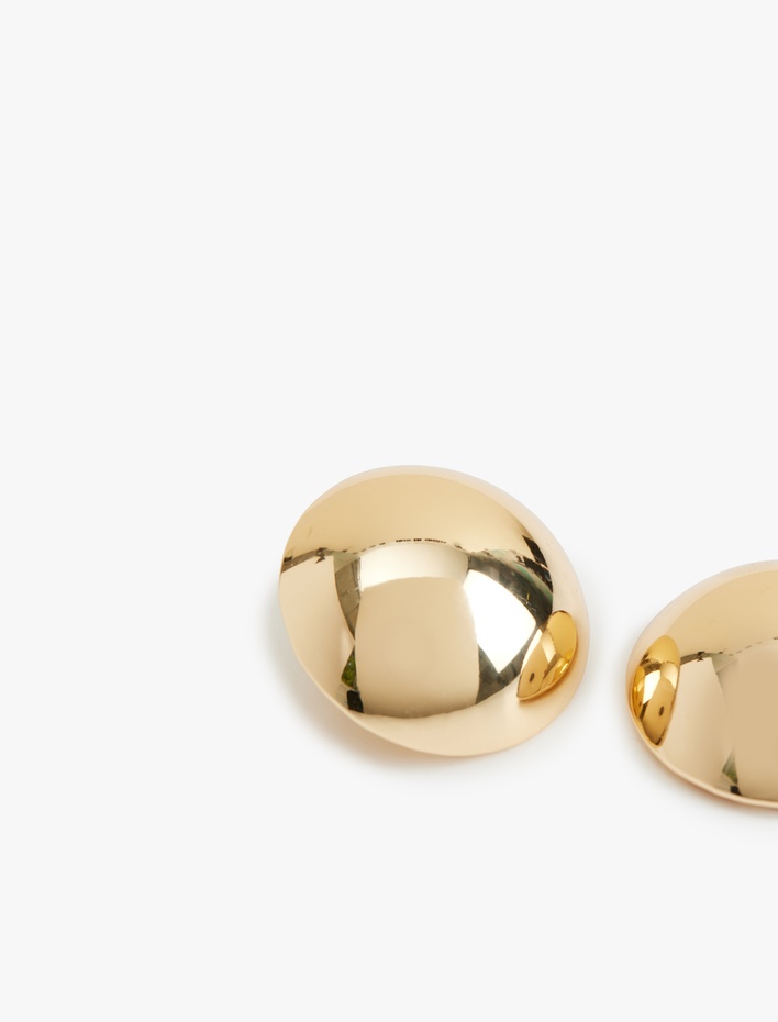 Kadın Geometrik Çelik Küpe - Koton X Sima Tarkan